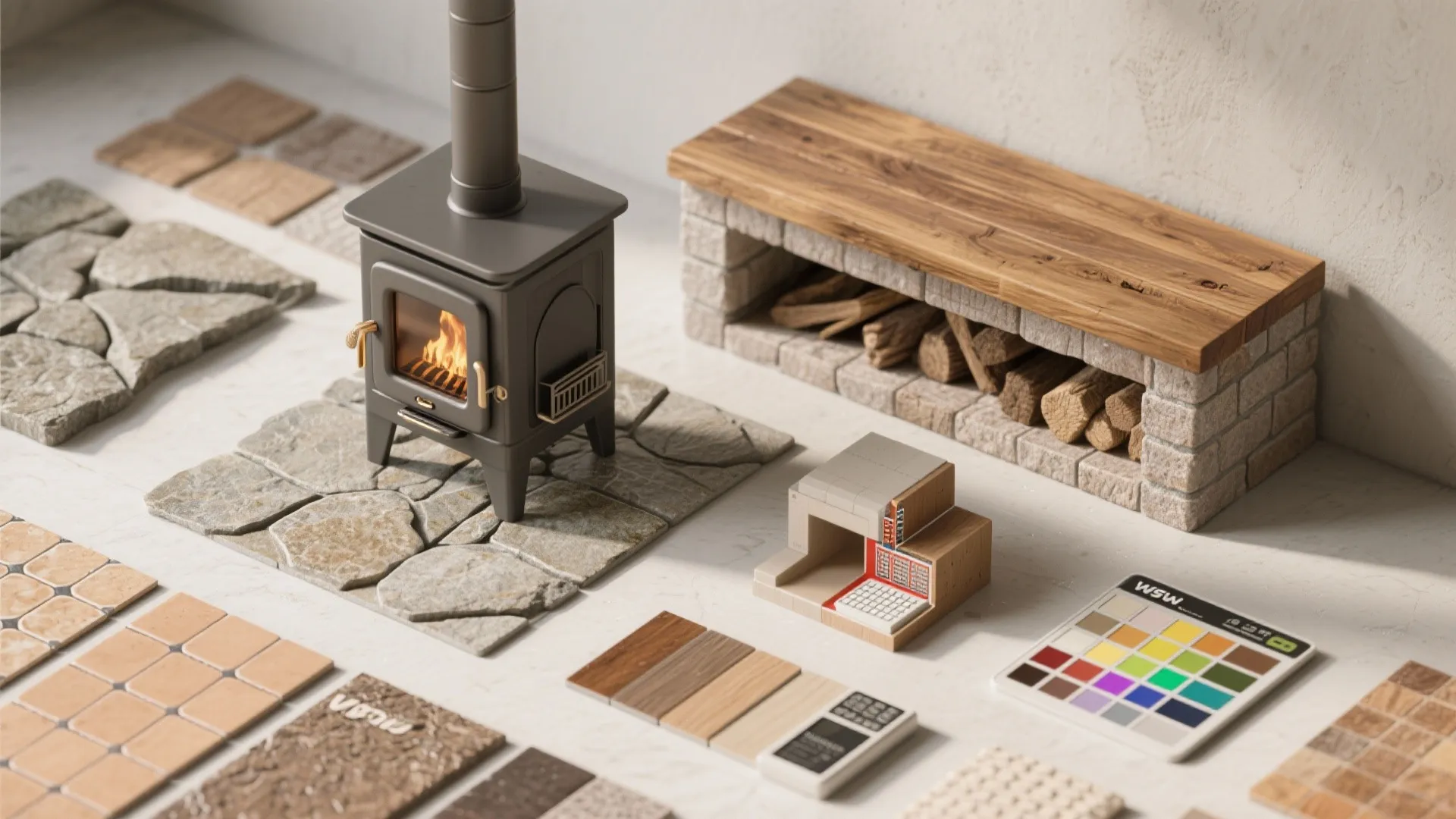 Use heat-retaining materials and smart surfaces