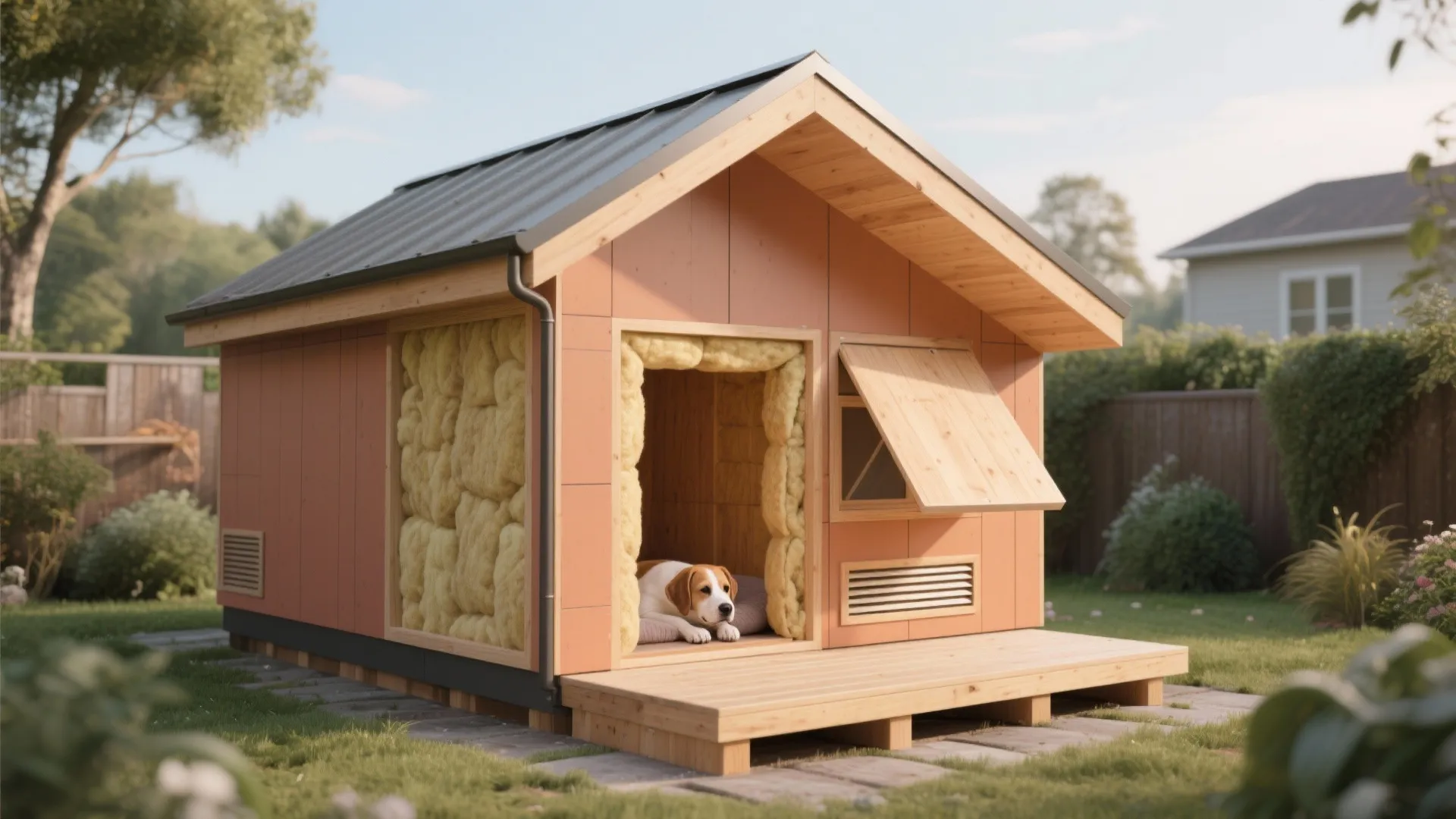 Warm Dog House DIY: Keep Your Pup Cozy All Year: Fast-Track Guide to a Comfy Dog Shelter in Just 1 Minute