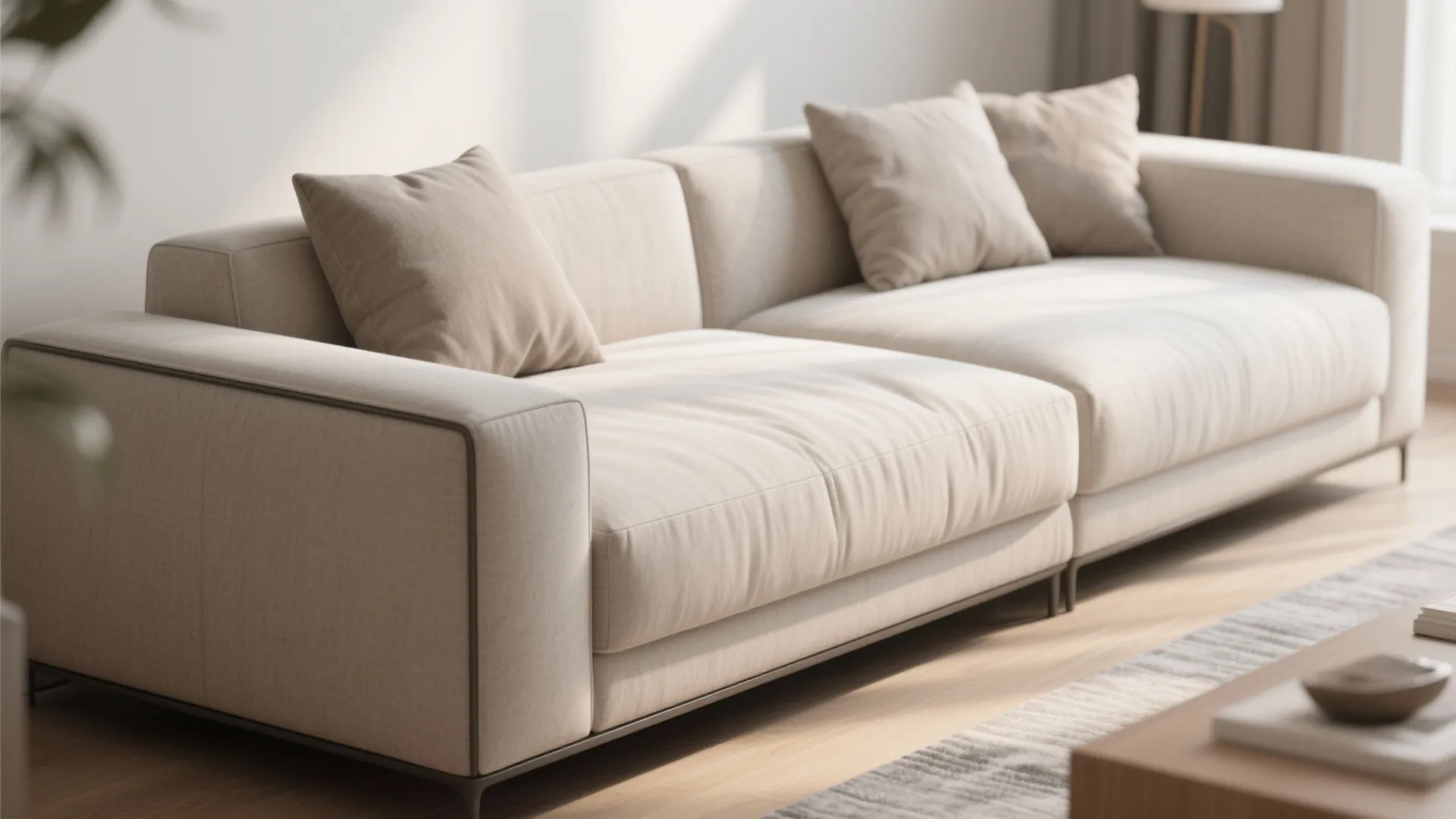 8. Thin Armrests to Save Space