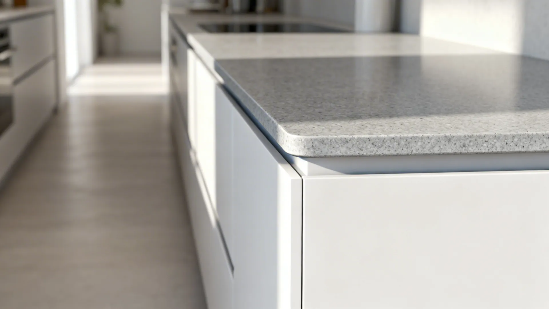 Thin-Profile Granite Edges for a Lighter Visual Weight