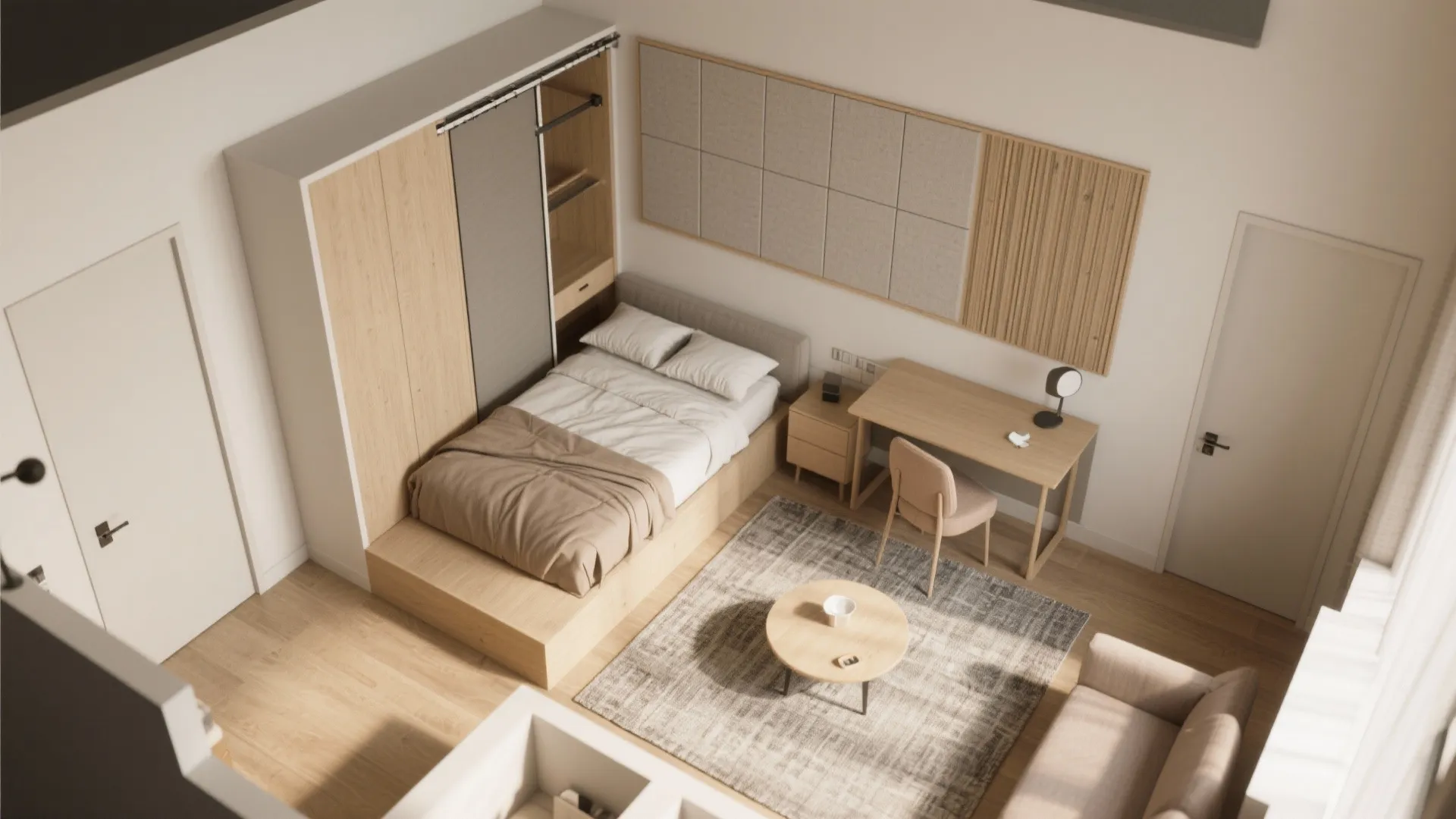 Multi-use third bedroom that flexes with your day