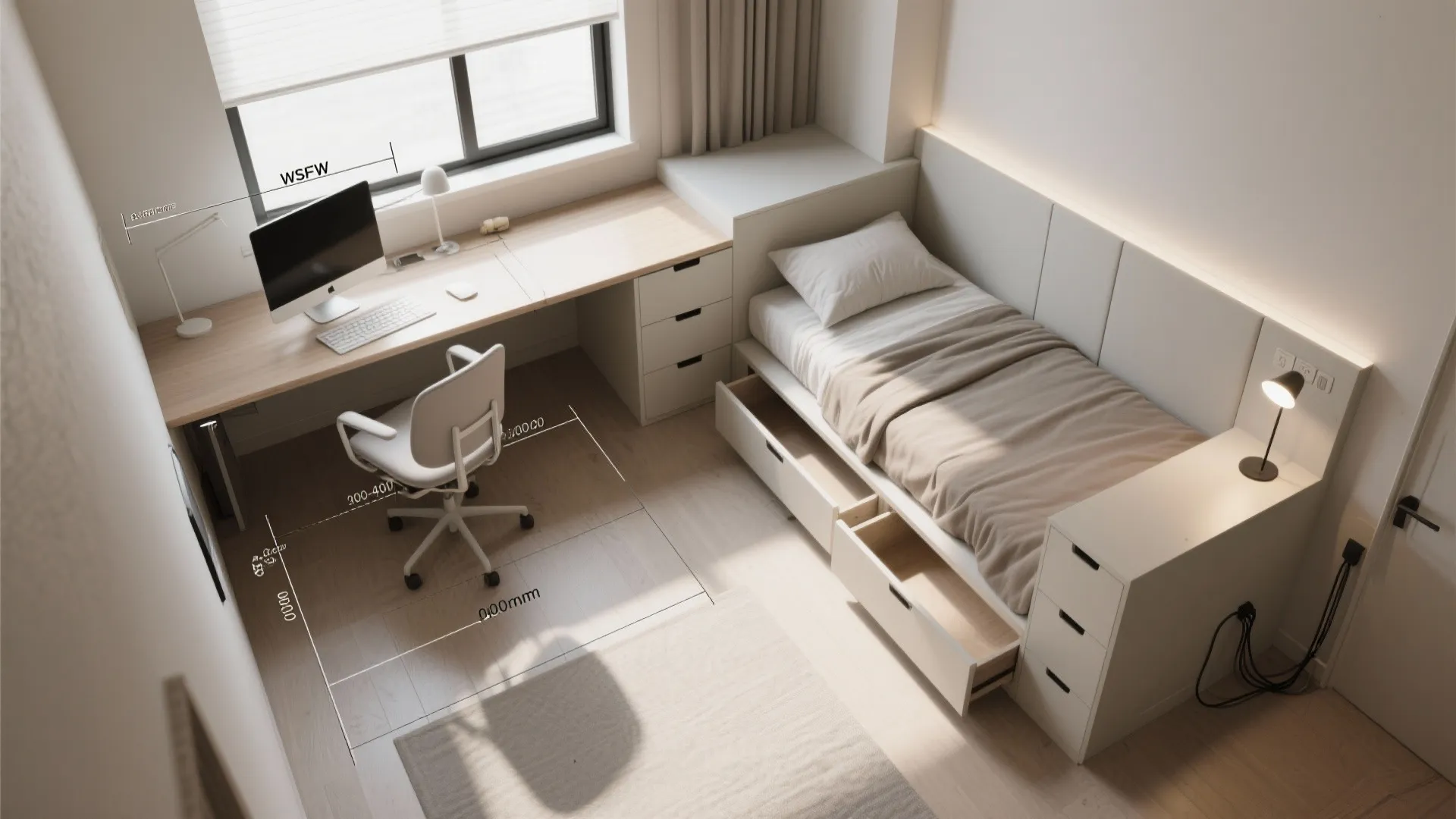 Flexible Third Bedroom: Study–Guest Hybrid