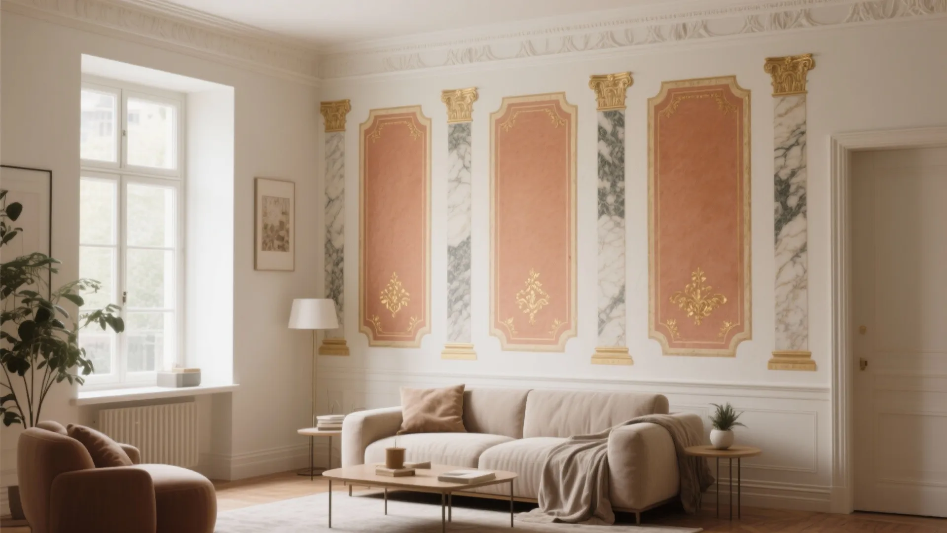 Third Style Roman Wall Painting — 5 Ideas: 5 practical inspirations to bring Third Style Roman wall painting into modern small spaces