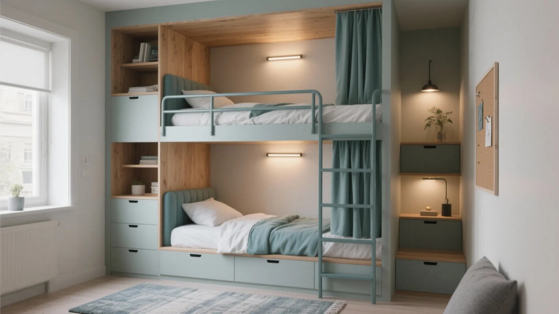 Three Beds in One Small Room Ideas: Smart Space-Saving Solutions: 1 Minute to Cleverly Arrange 3 Beds in a Tiny Room—No Stress!