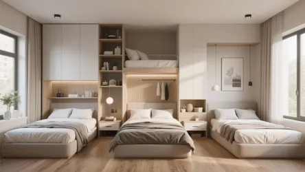5 Smart Ideas for 3 Beds in One Small Room