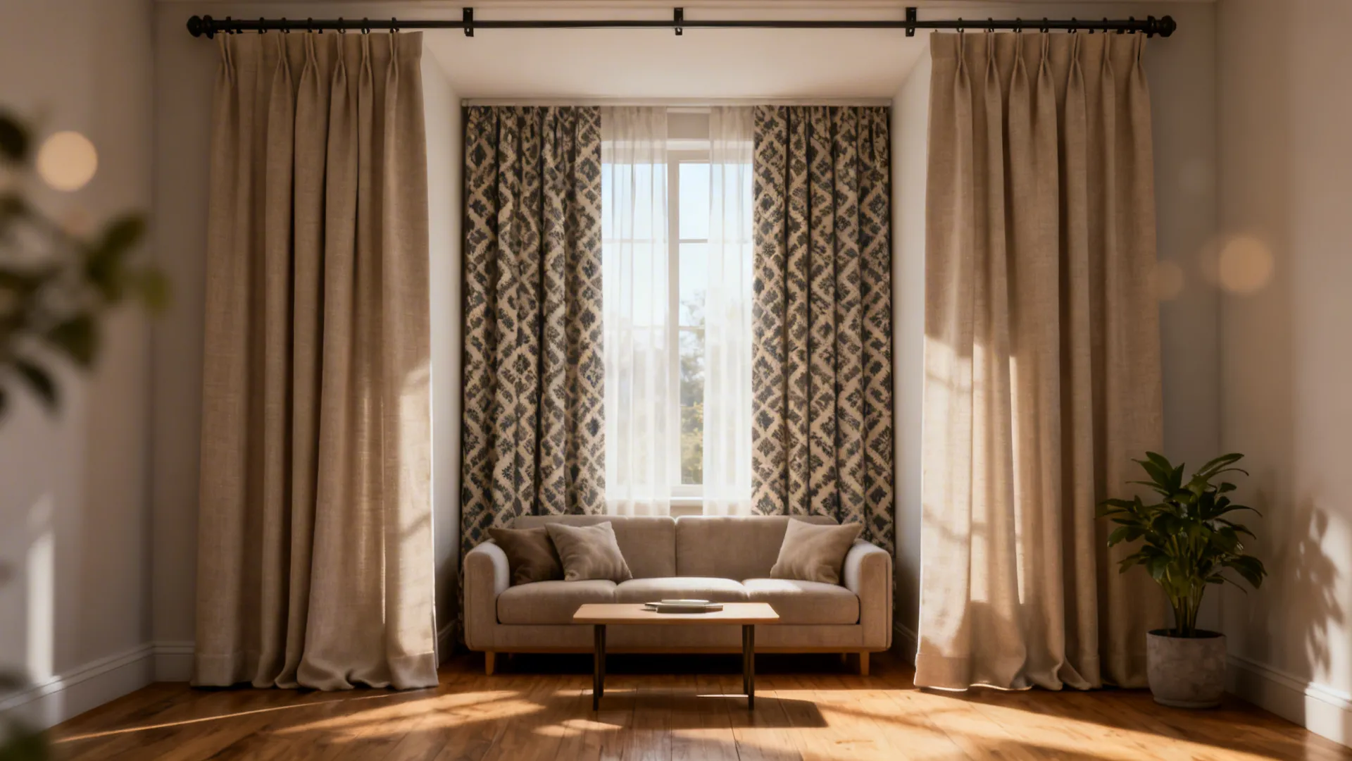 3-Piece Curtain Set Ideas