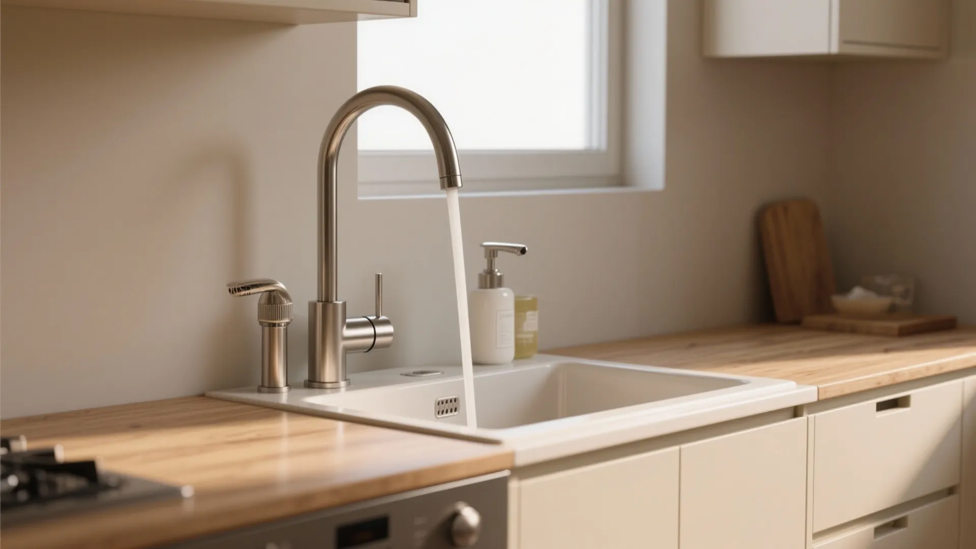 3-Piece Kitchen Faucet Ideas That Maximize Small Kitchens