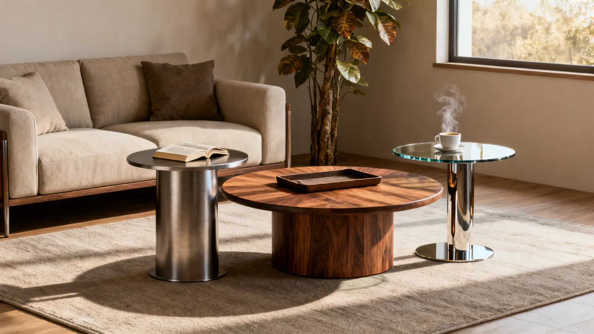 3-Piece Living Room Table Set Ideas: Creative small-space solutions and styling tips for a living room table set of 3