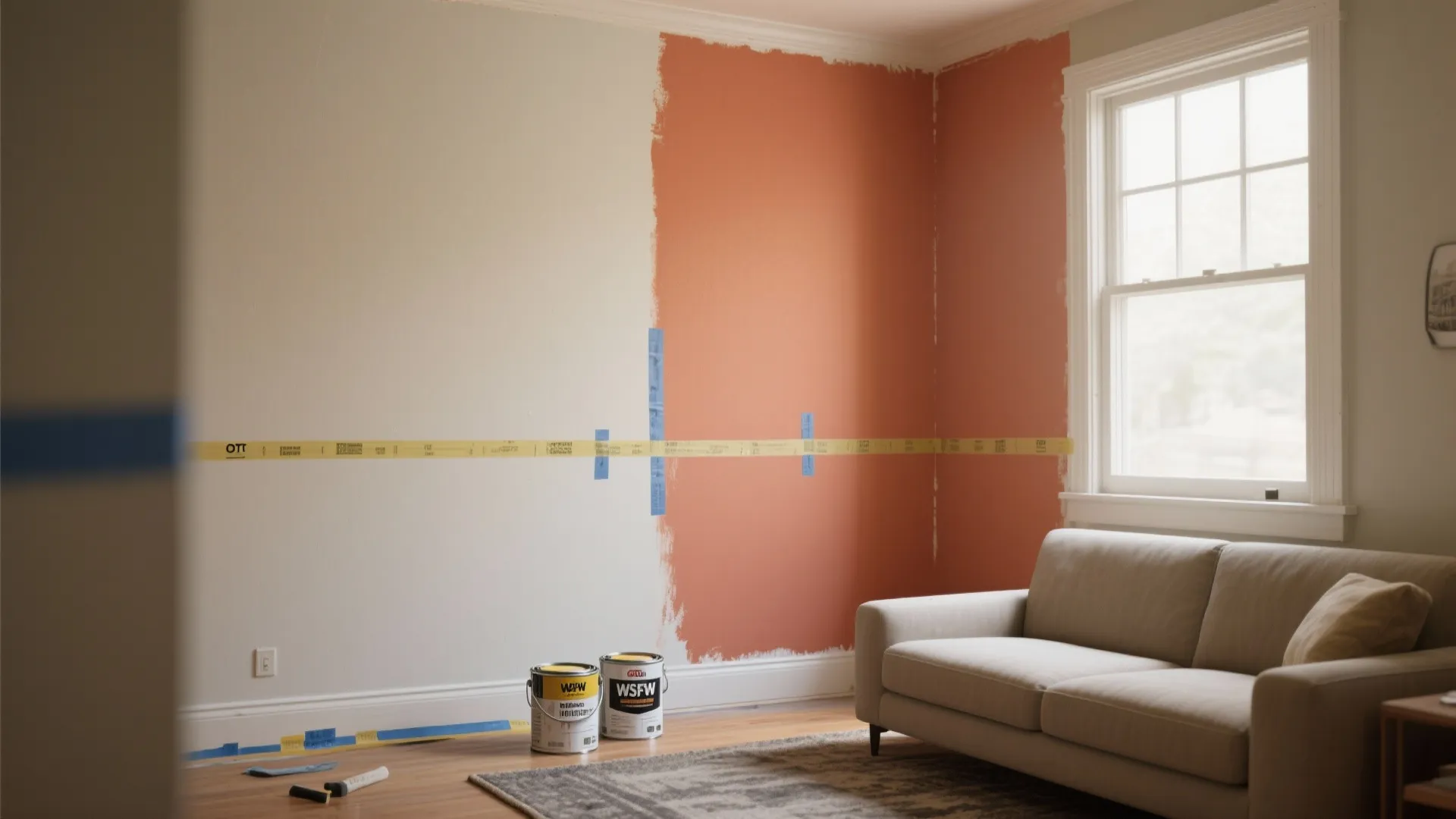 1. Tone zoning with a three-tone palette