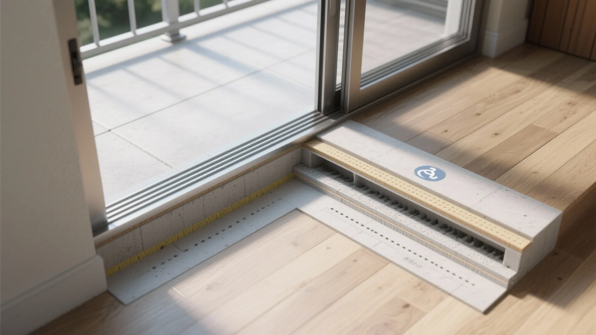 Thresholds, drainage, and hardware that glide for years