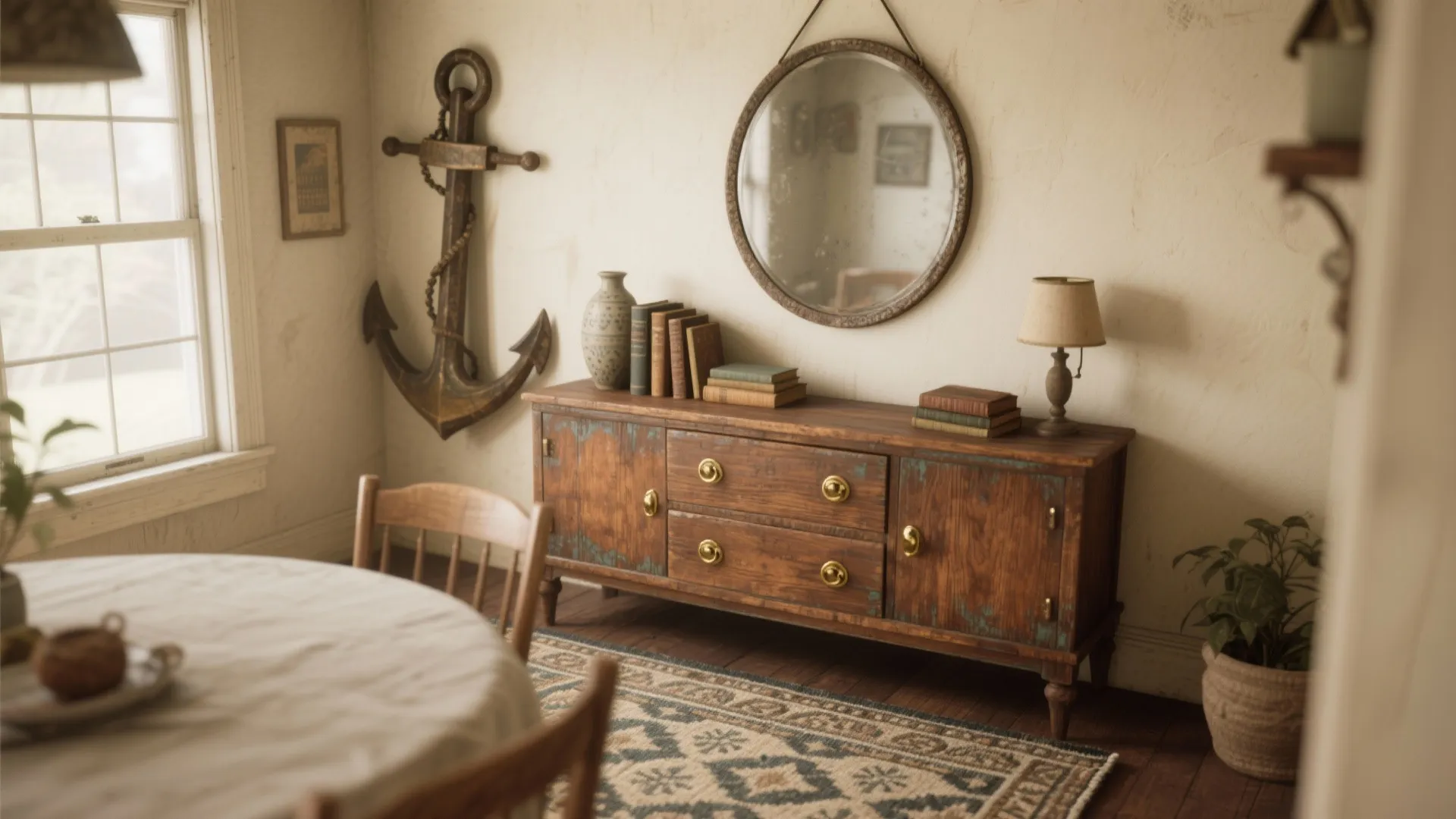 1. Thrifted Anchors: One Statement Piece