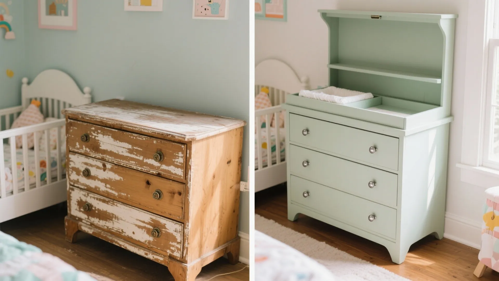 4) Thrifted and multi-purpose furniture flips