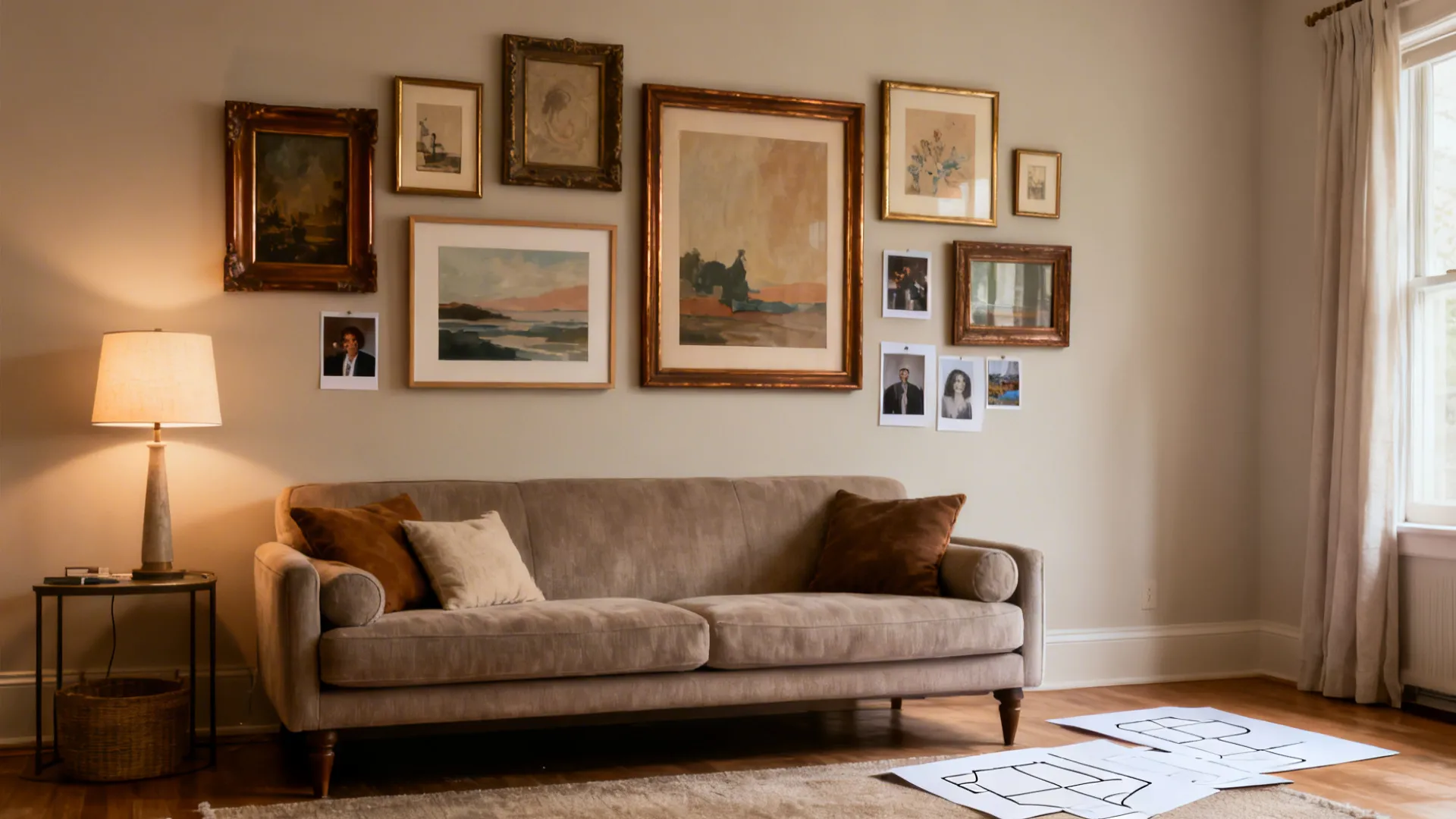 2. Thrifted Frames and Gallery Walls