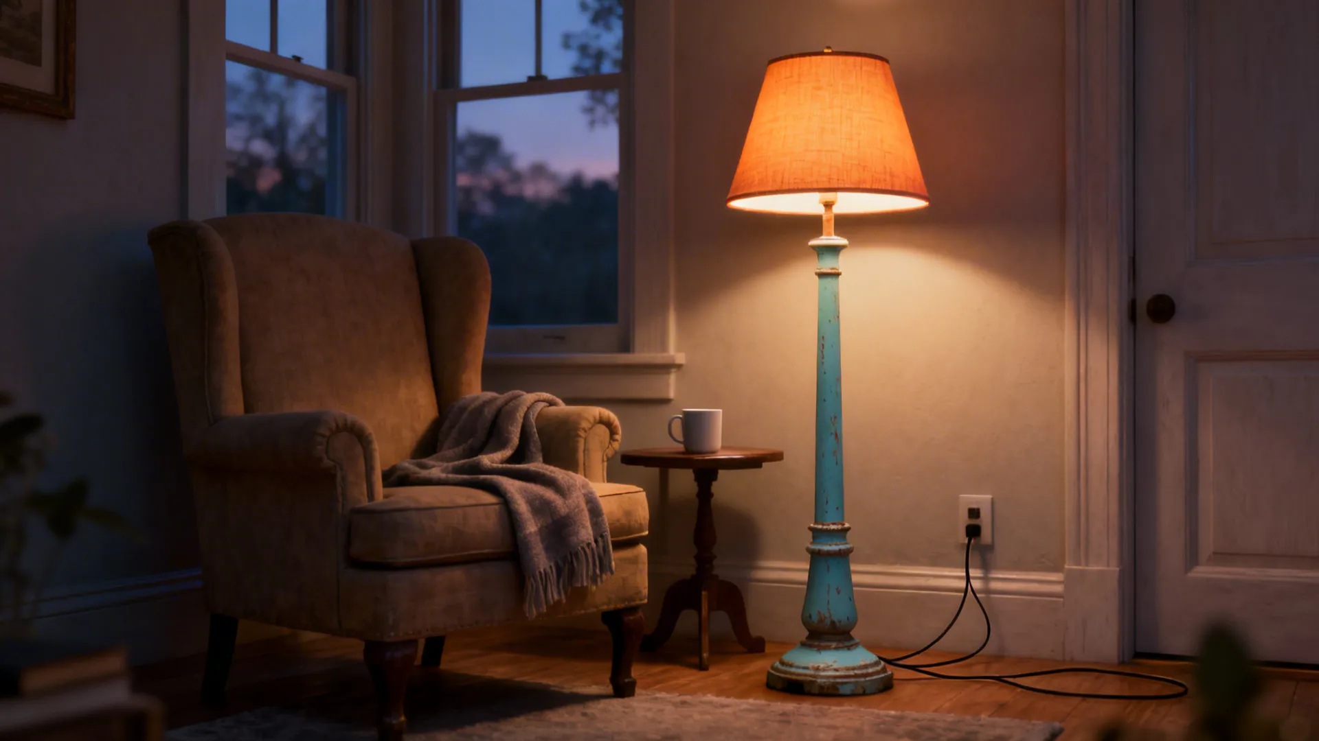 4. Curate lighting layers with thrifted finds