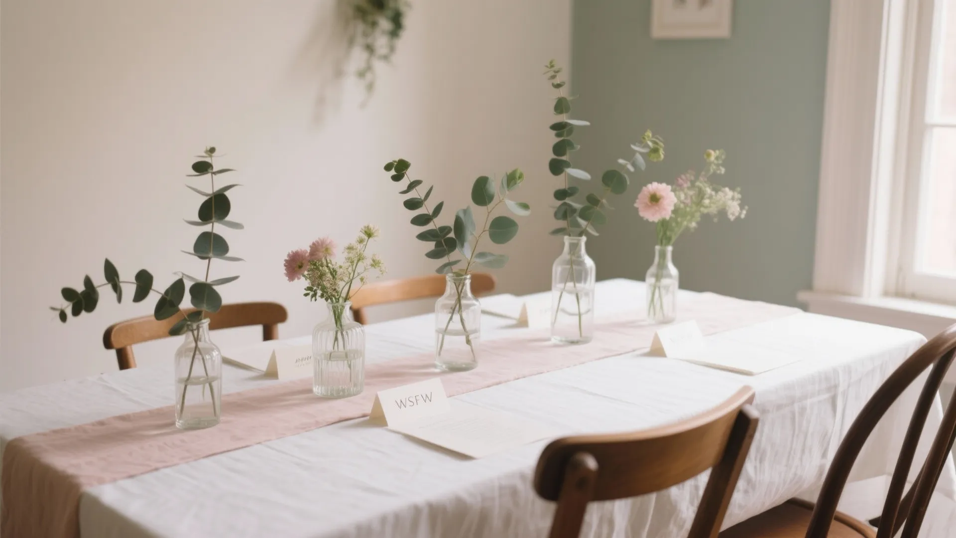 Mix-and-Match Tablescape with Thrifted Glass and Linens
