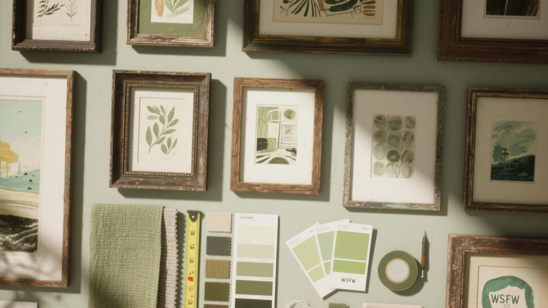 5. Artful Displays and Thrifty Frames
