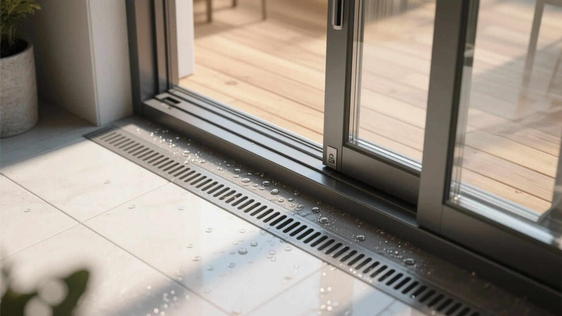 Seamless Living Room-to-Balcony Transition