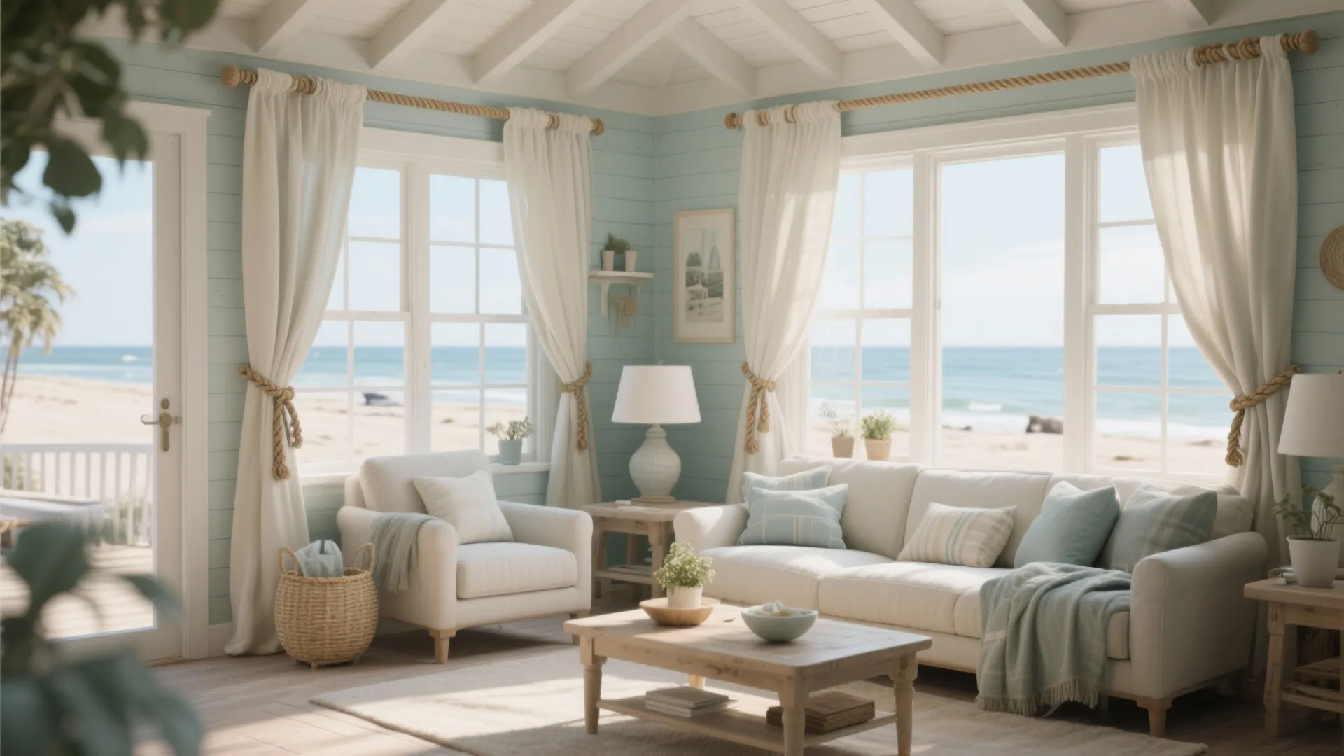 9. Tie-Back Curtain Styling