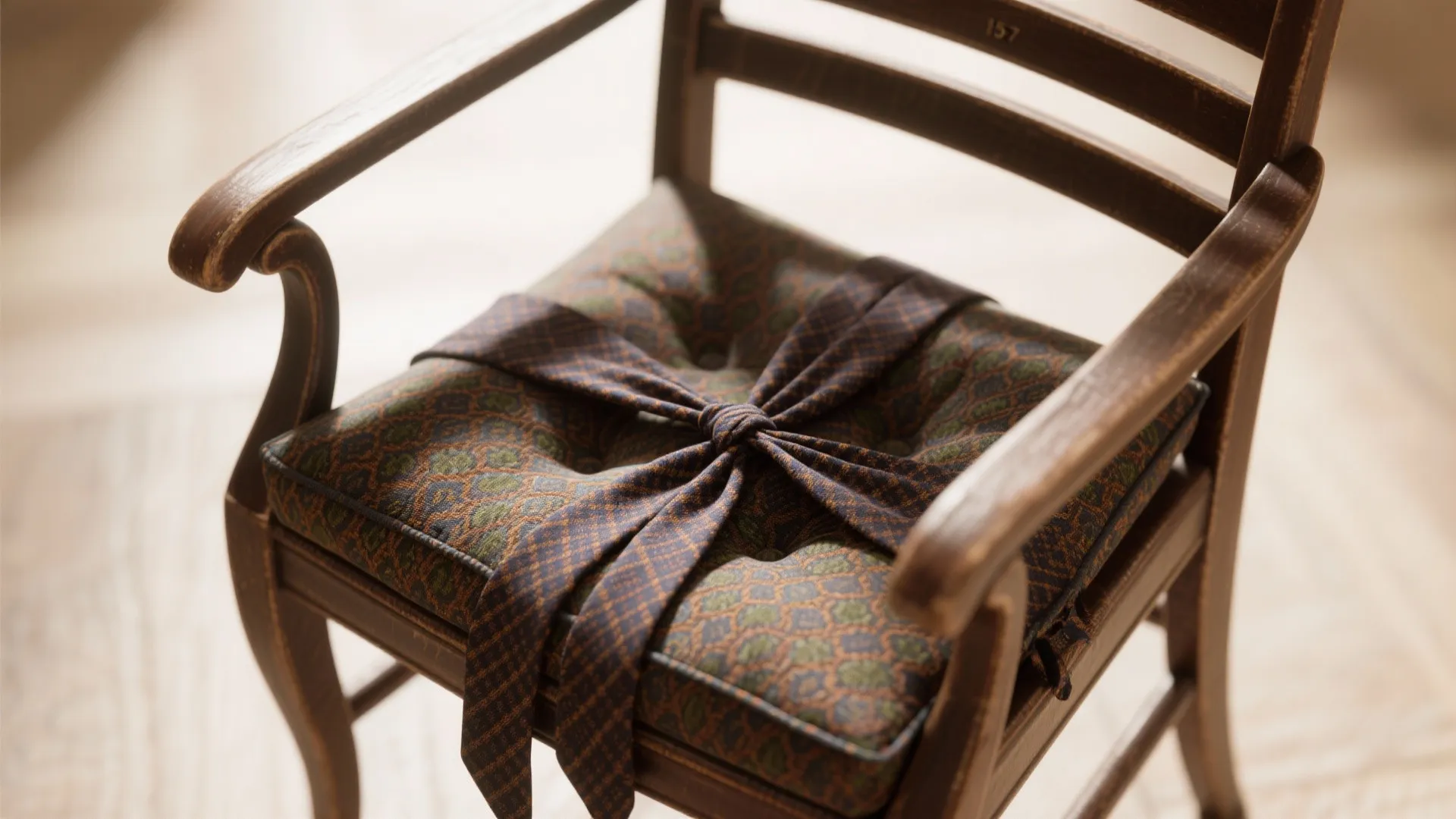 3. Tie-on pads with tailored fabrics for style and stability