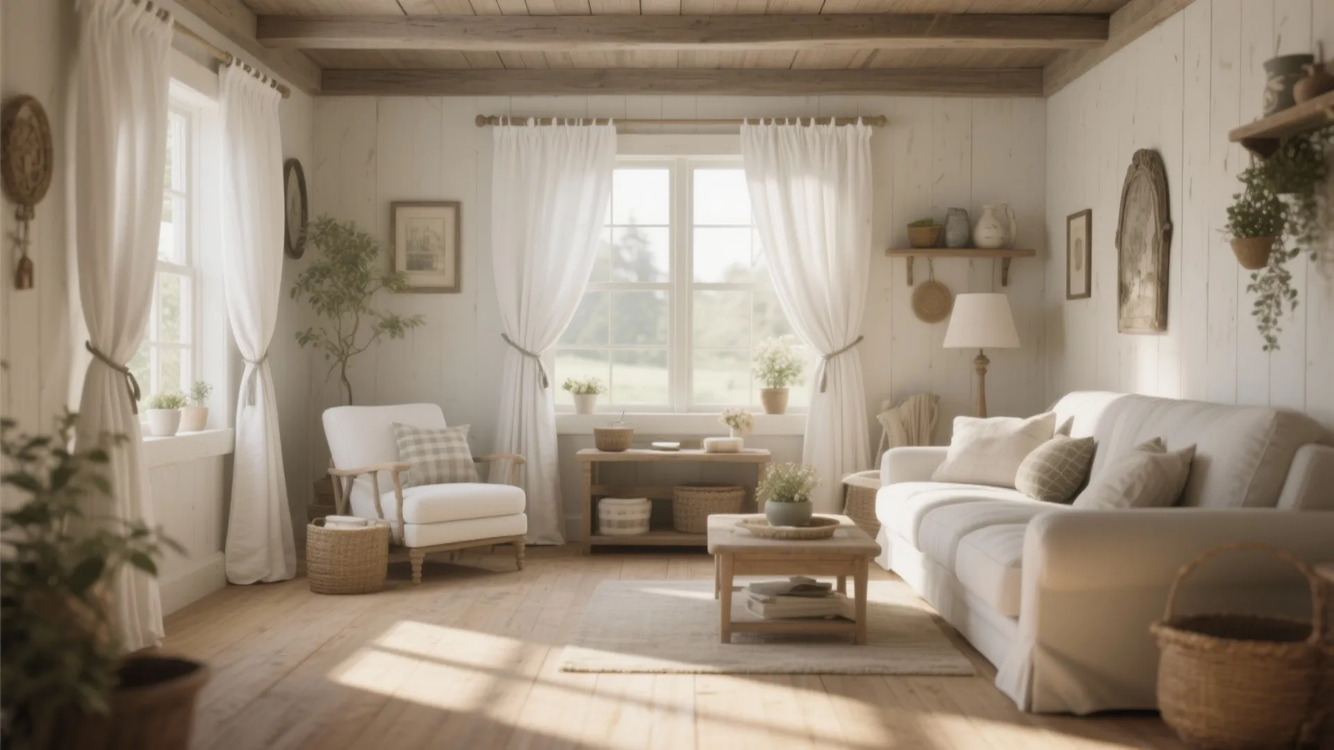 9. Tie-Top Cottage Style