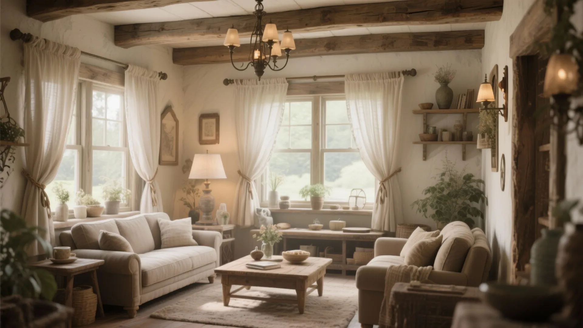 7. Sheers with Tie-Top Detail