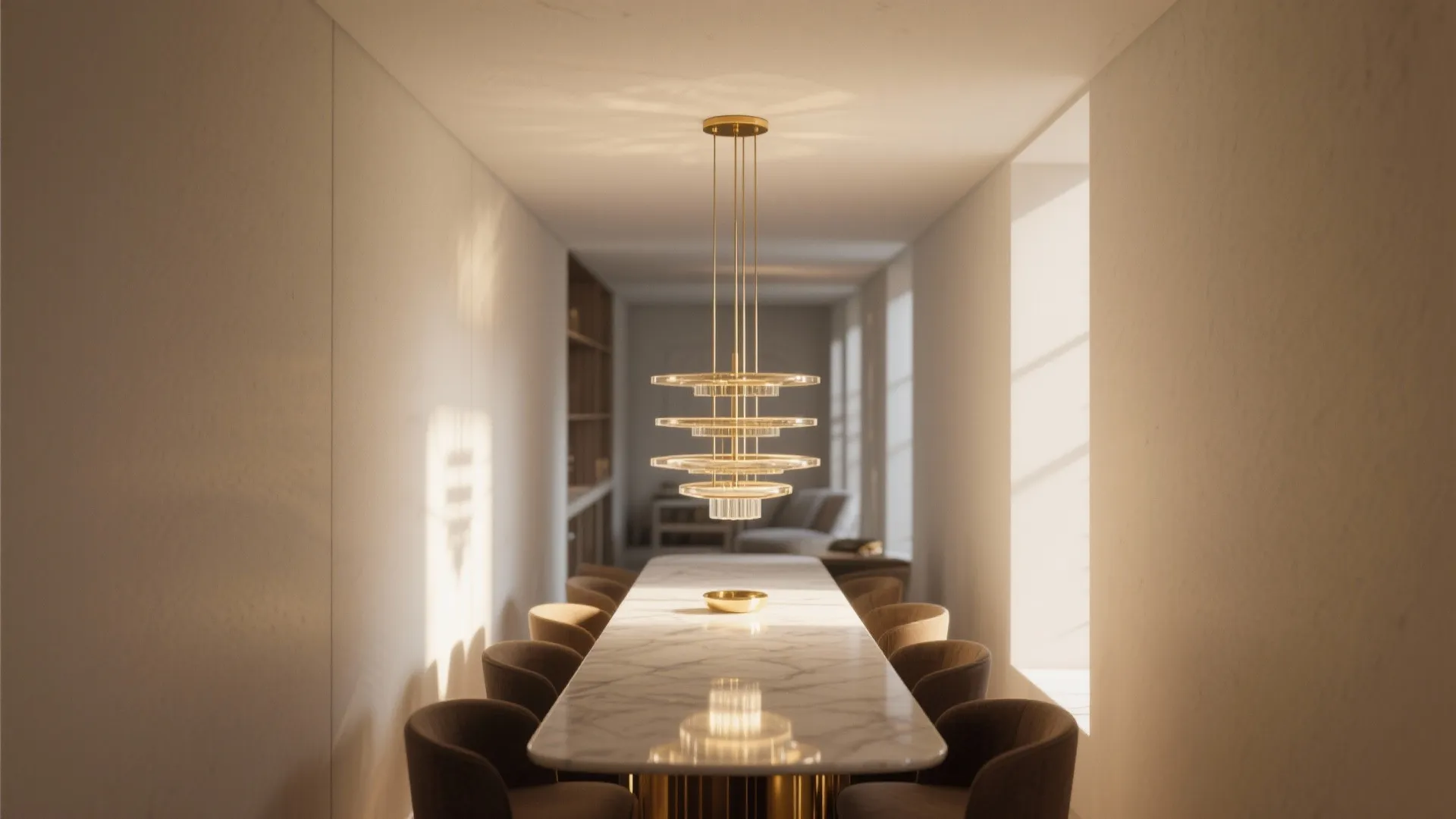 1. Mini Tiered Chandeliers for Vertical Drama