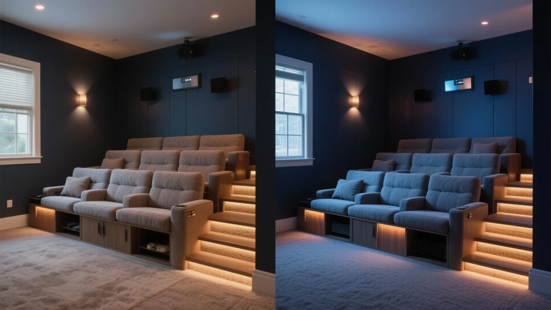 Tiered Seating with Storage