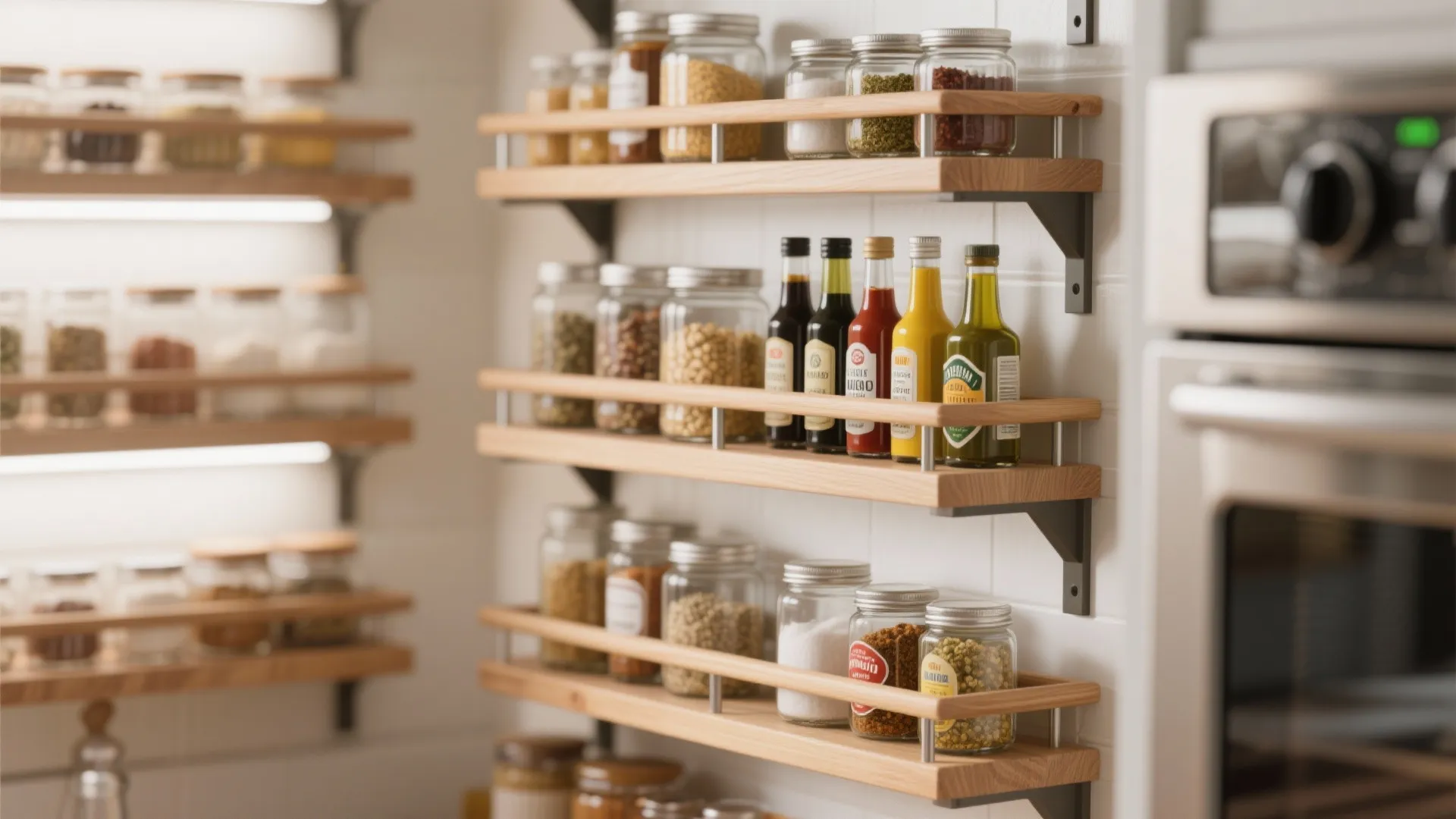 7. Tiered Shelf Risers