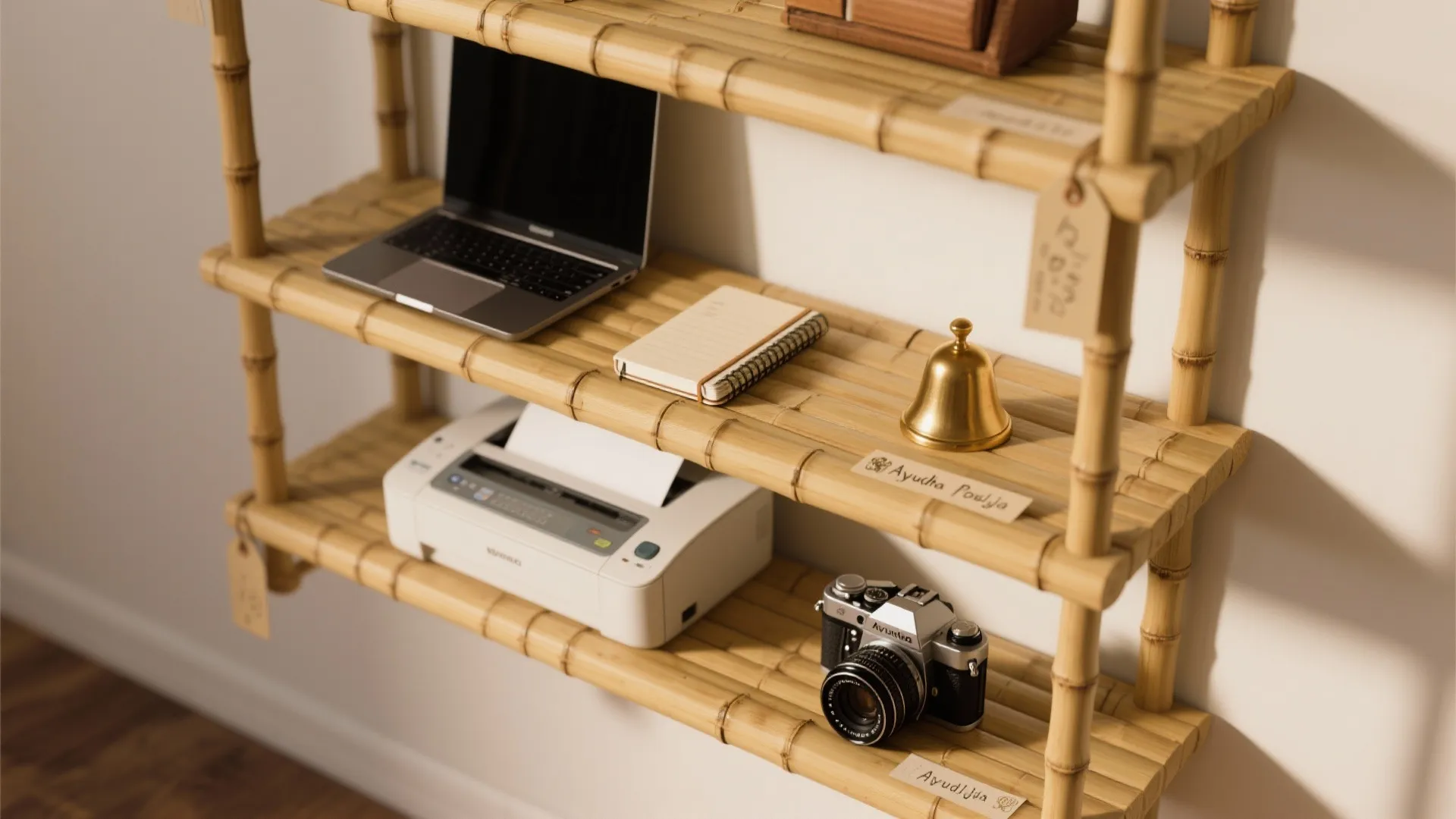 2) Tiered Tool Display with Storytelling Labels