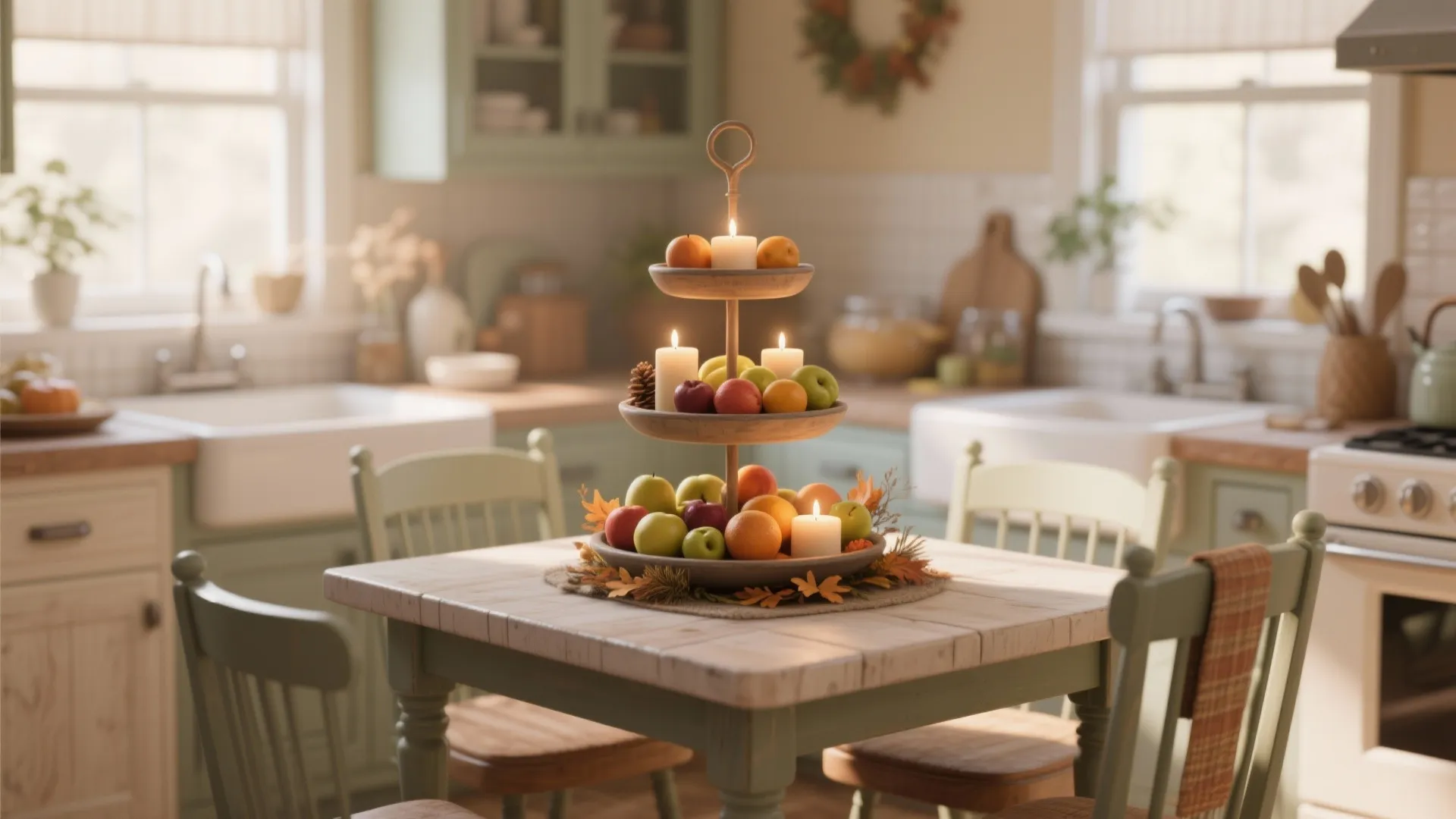 2. Layered Tray Display