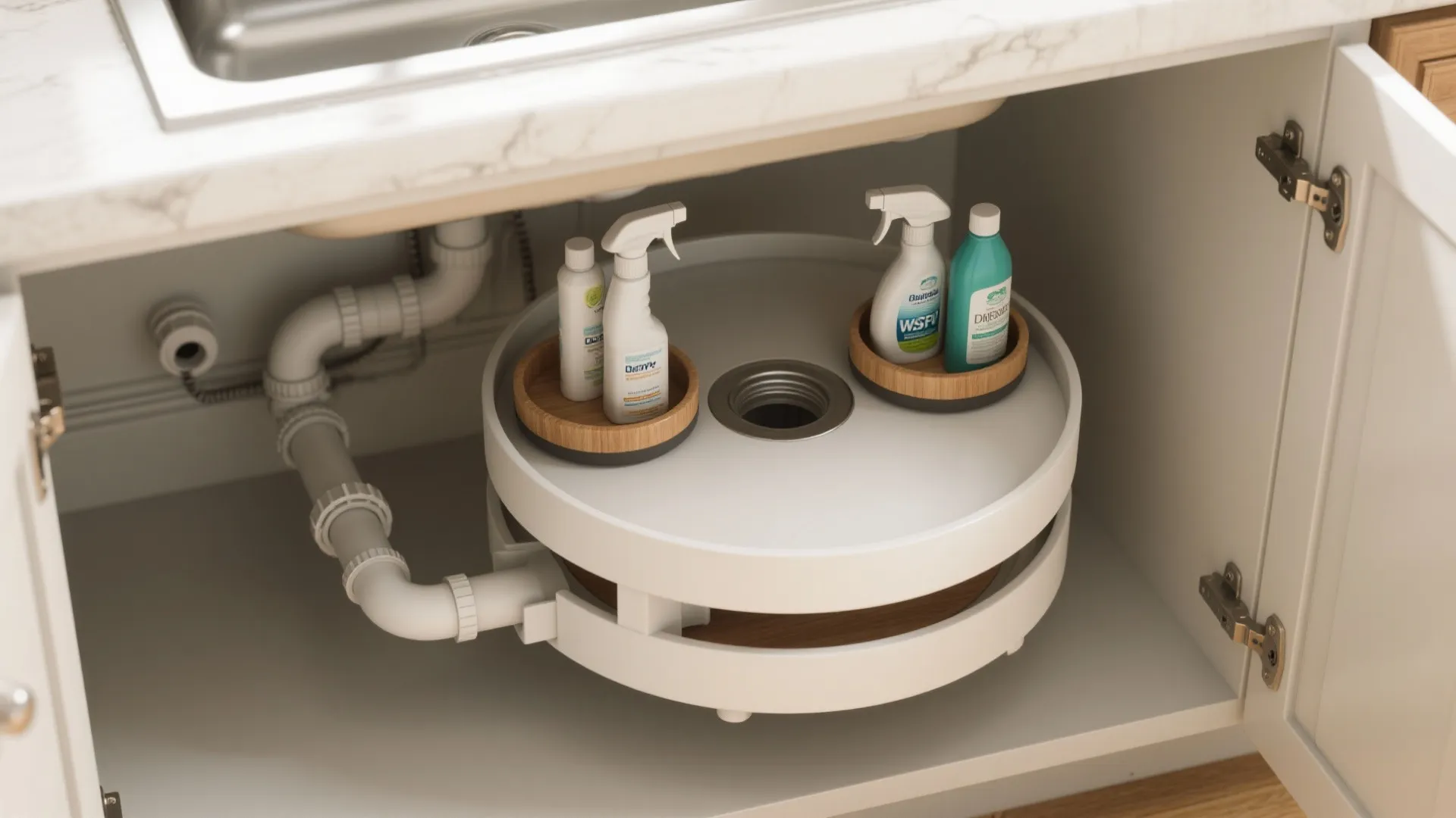 2. Tiered Turntables and Lazy Susans