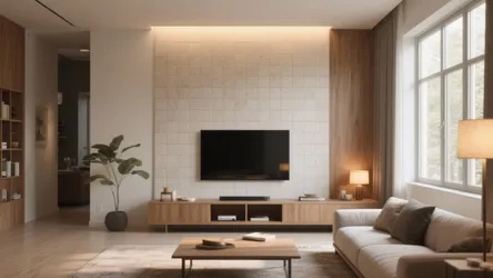 5 Living Room Tile Accent Wall Ideas