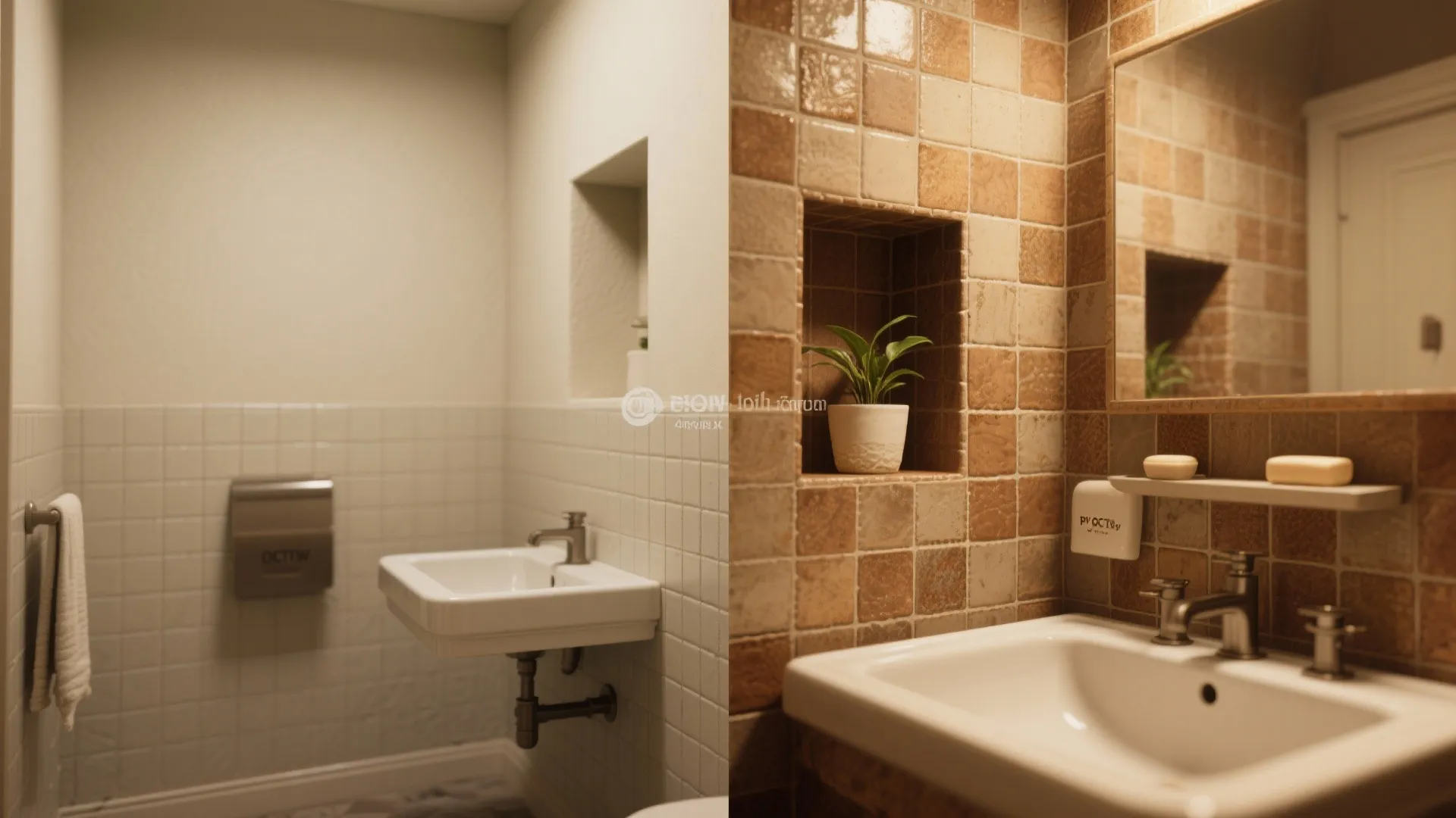 5. Tile the Accent Wall and Add a Niche