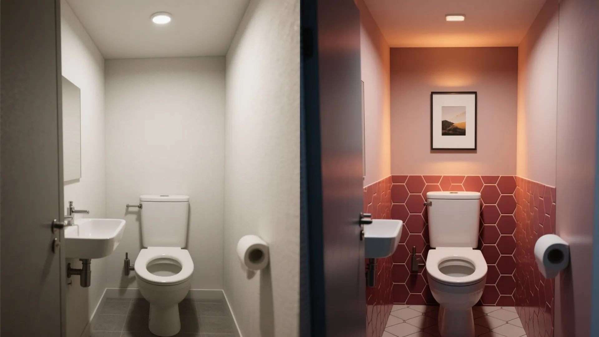 4. Small-scale personality: tiles, art, and a statement wall