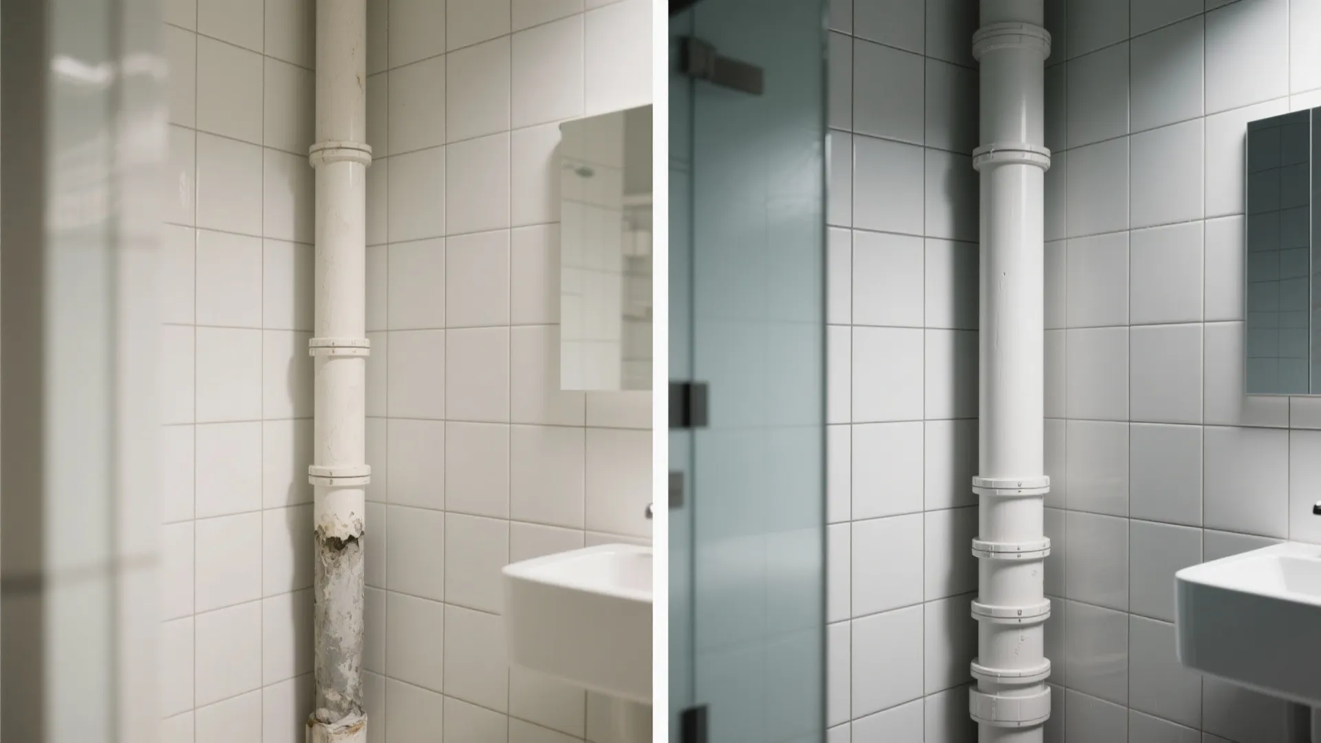 Tip 3: Tile-Clad Pipe Columns