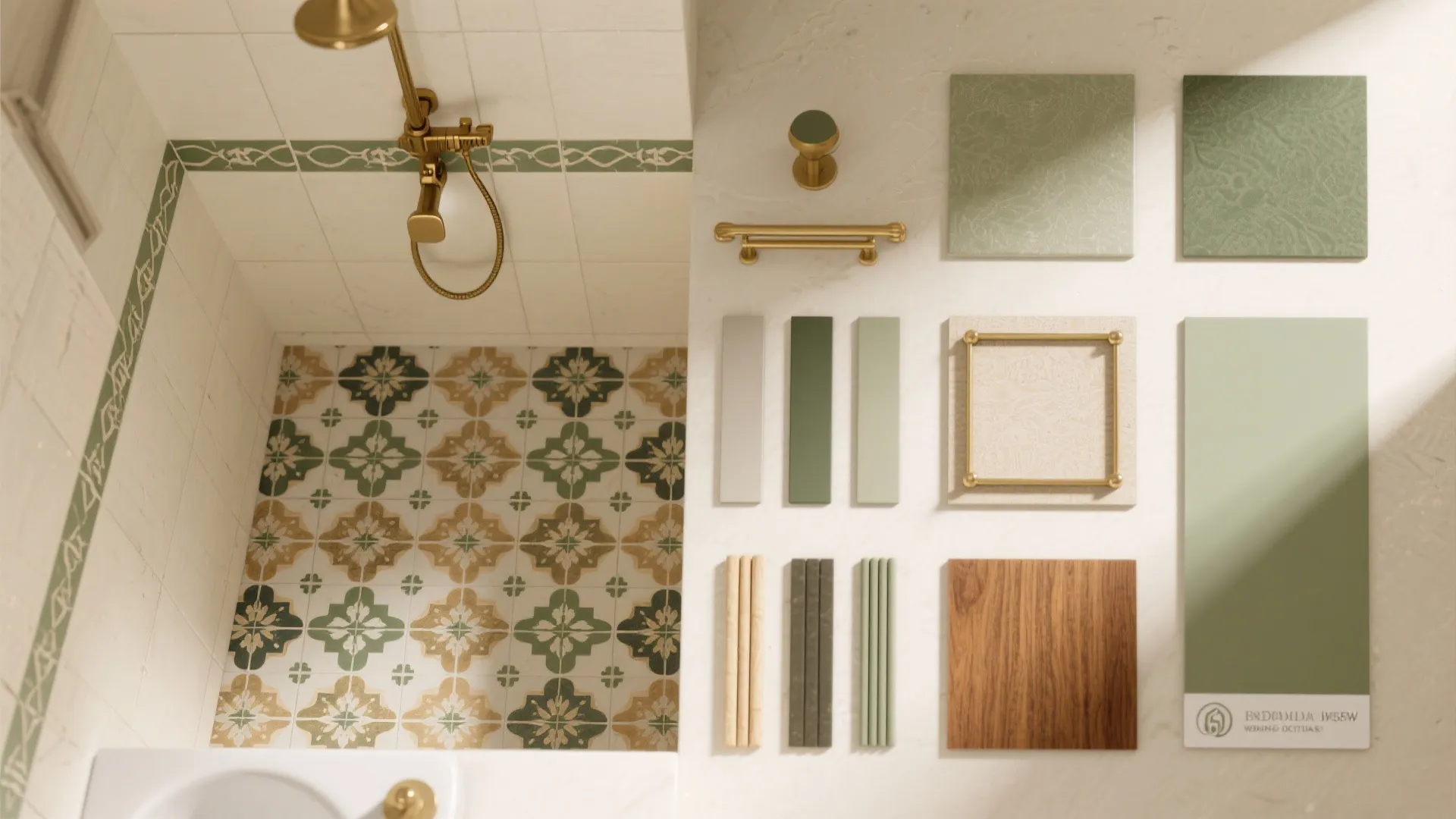 Tile and Color Zoning with Indian Textures
