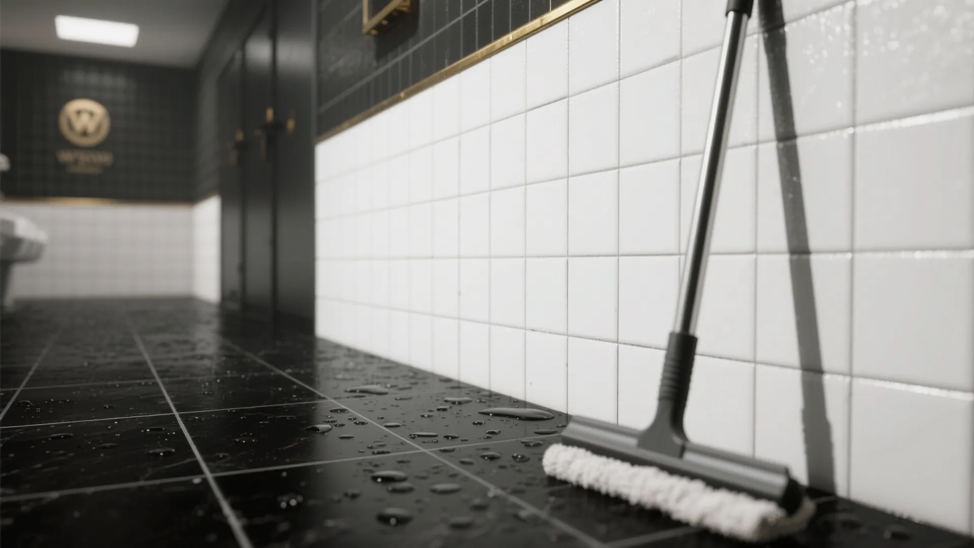 1. High-contrast tile drama