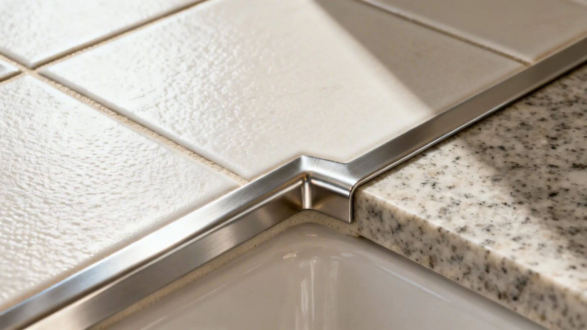 3) Full-Height Dado in Wet Zones: Sink Wall to 1,800–2,100 mm AFF