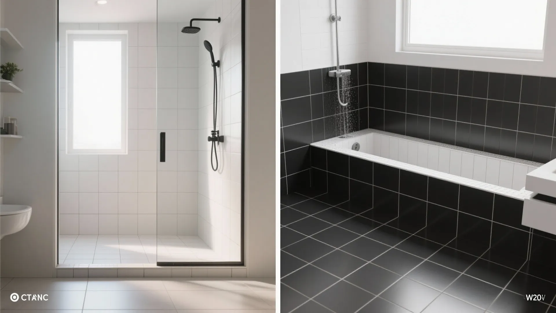 5. Extend Tile Pattern into Shower or Niche