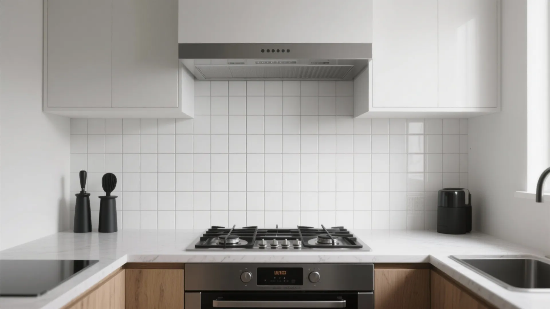 Idea 1: Treat the backsplash like a feature wall