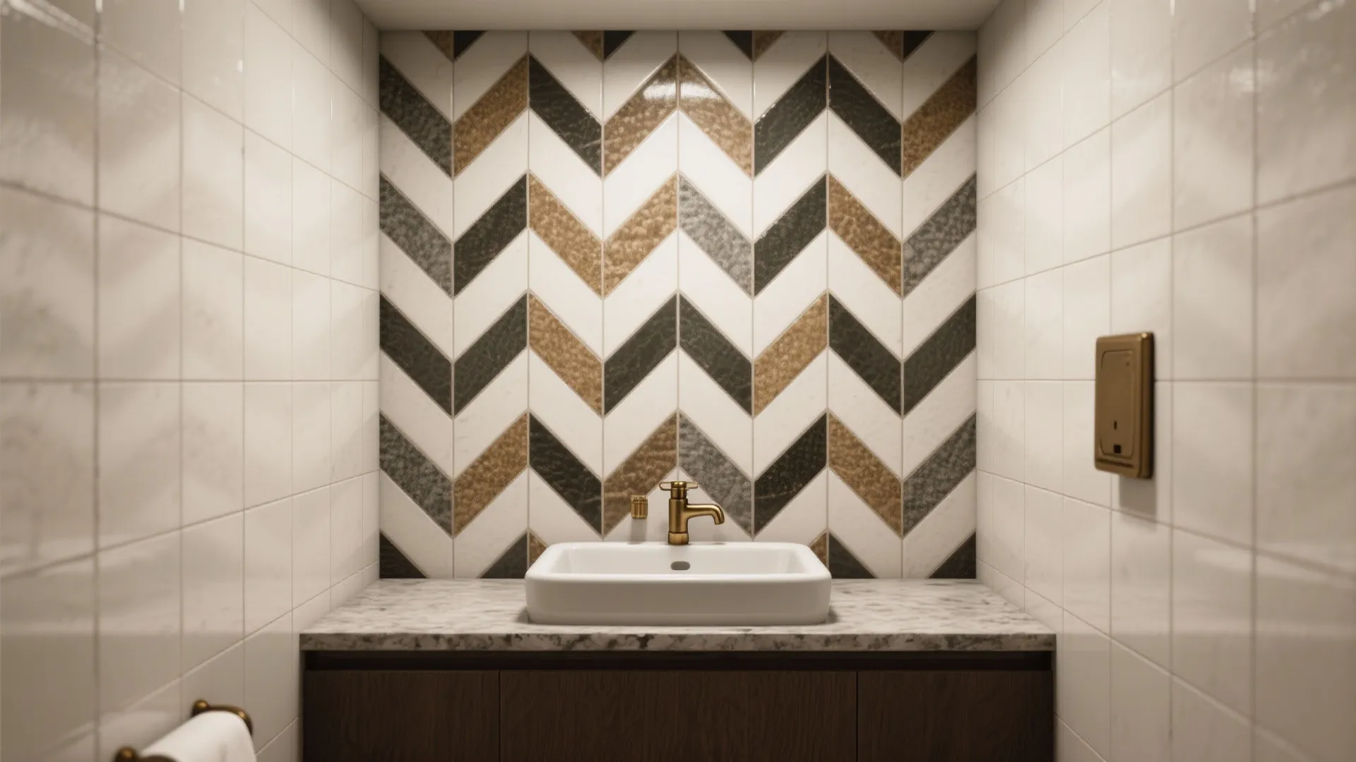 4. Bold tile and a focal wall