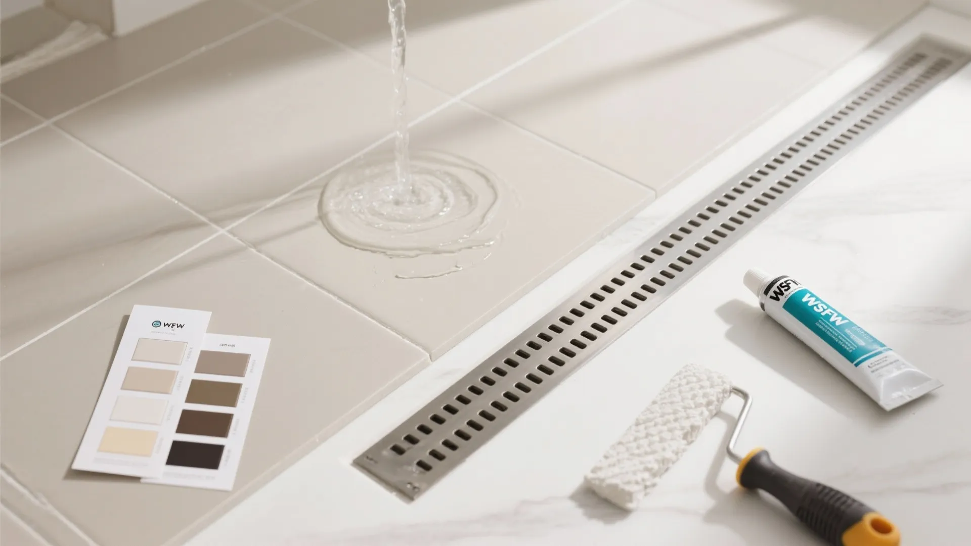 Tile, Grout, and Finishes That Flow