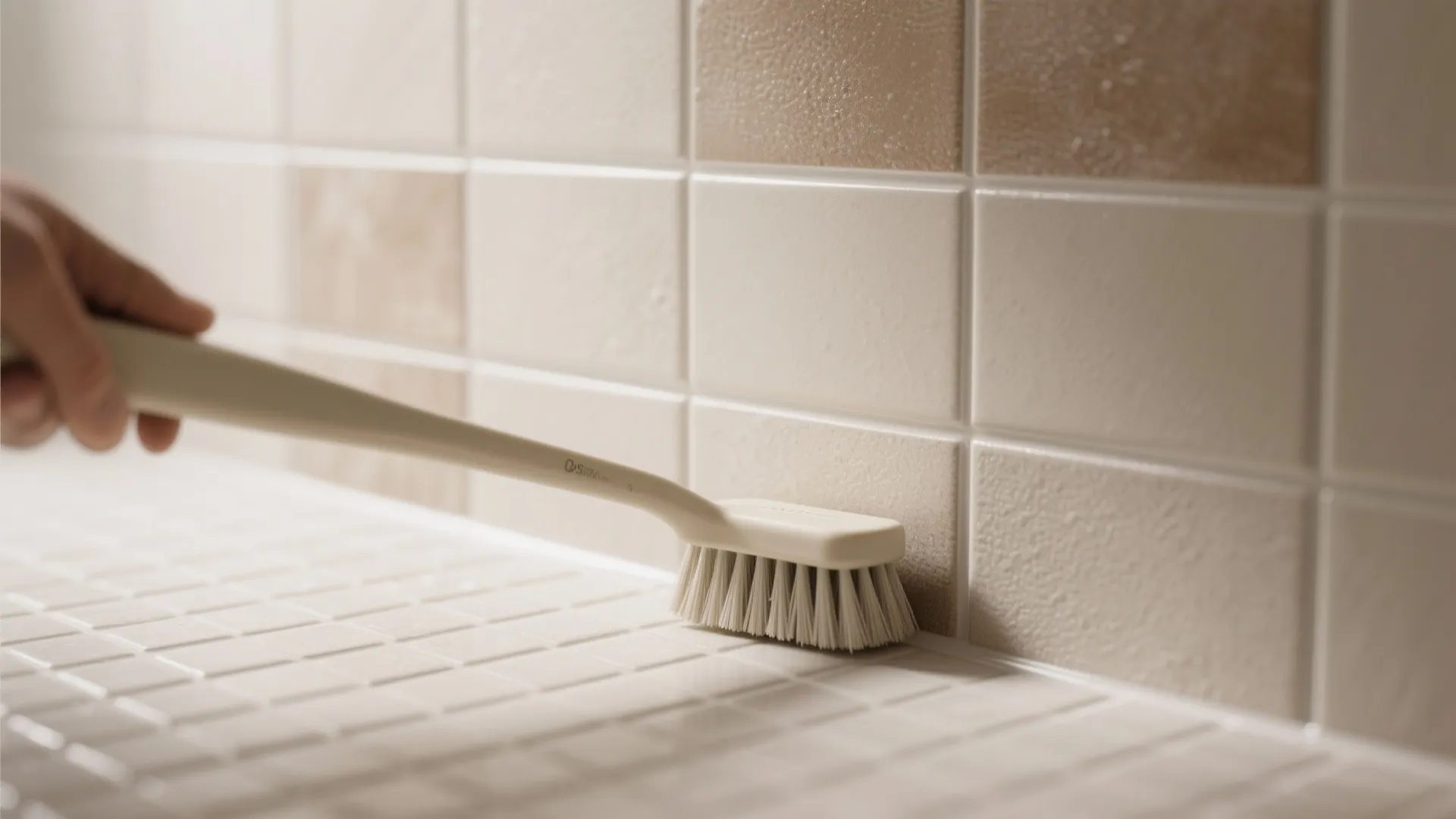4) Choose tile textures and grout that clean up beautifully