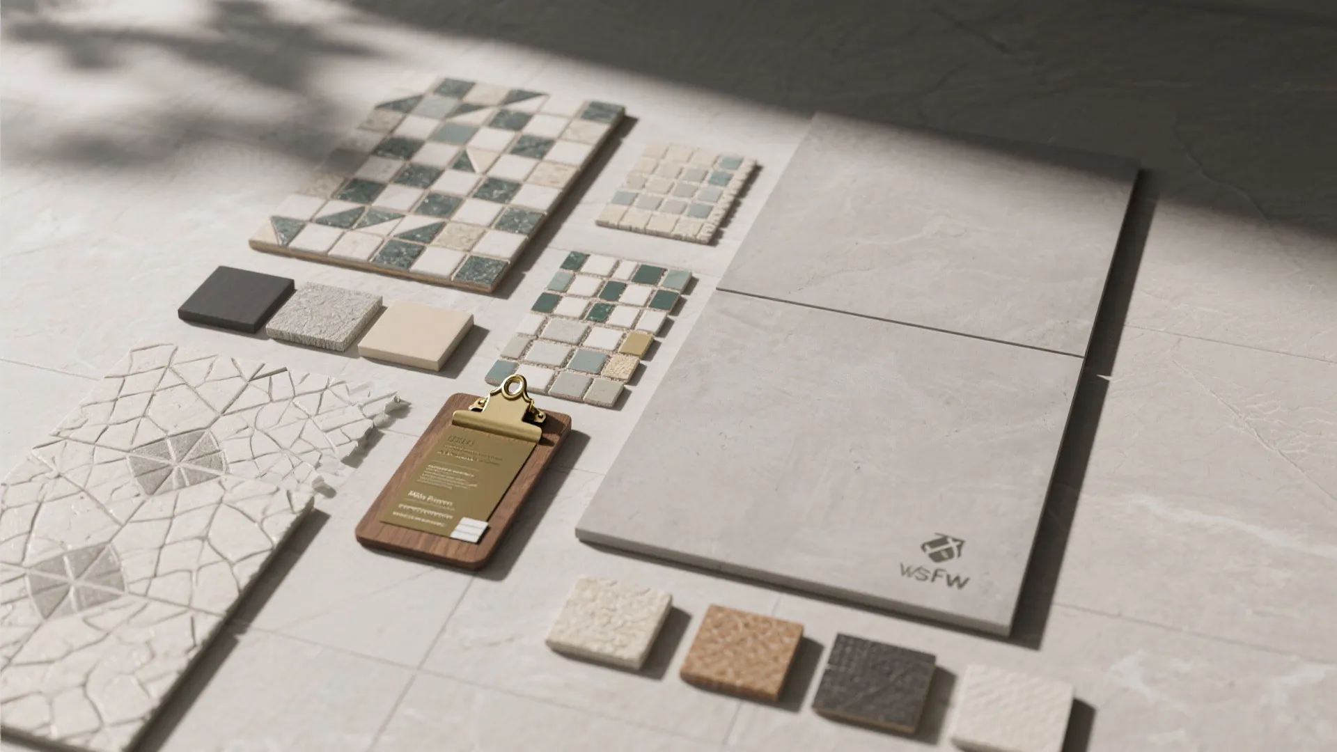 4. Consistent Tile Language Across Bathrooms