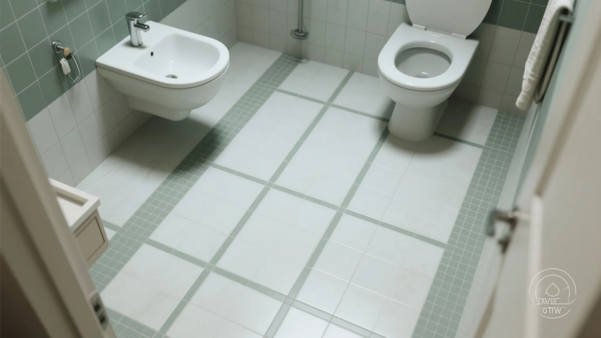 5. Route grout and tile layout to minimize travel paths