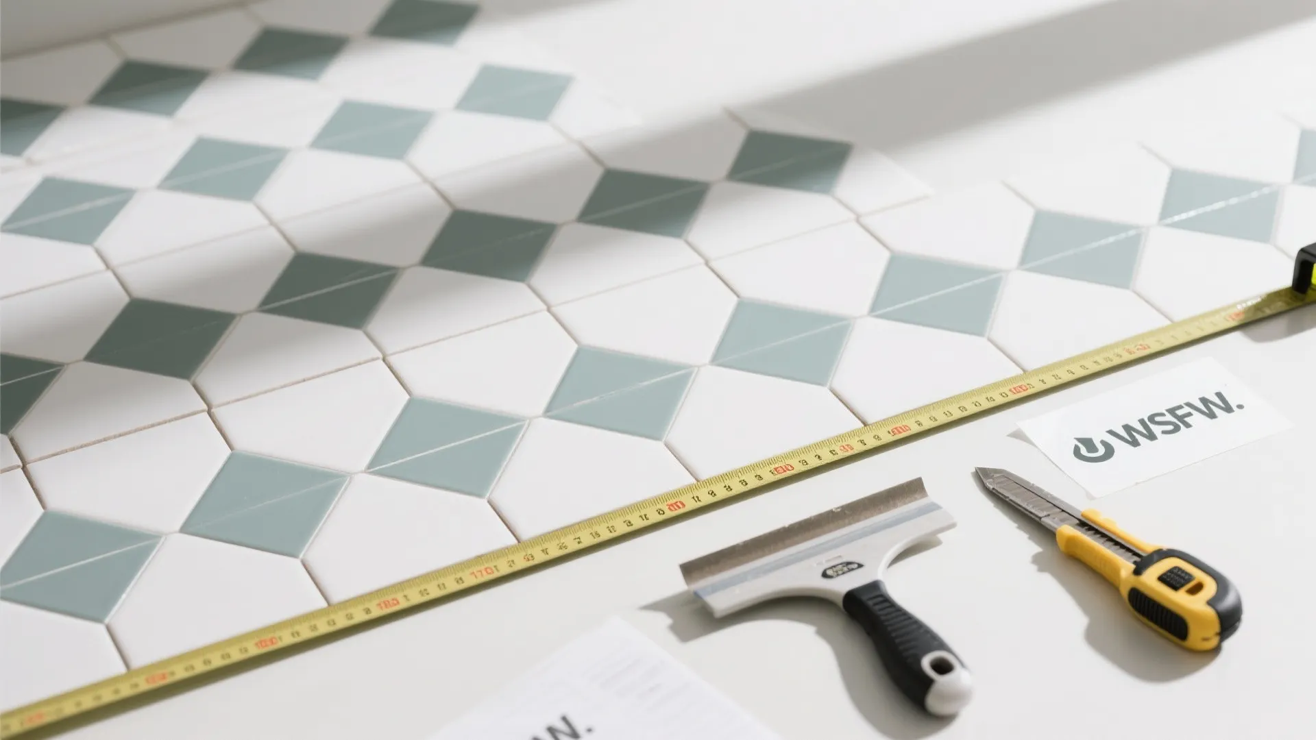 Geometric Tile Illusions