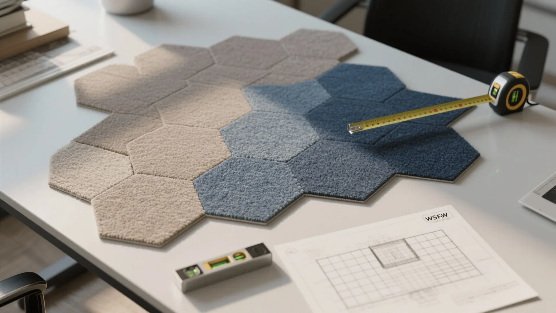 Geometric Carpet Tiles as Art