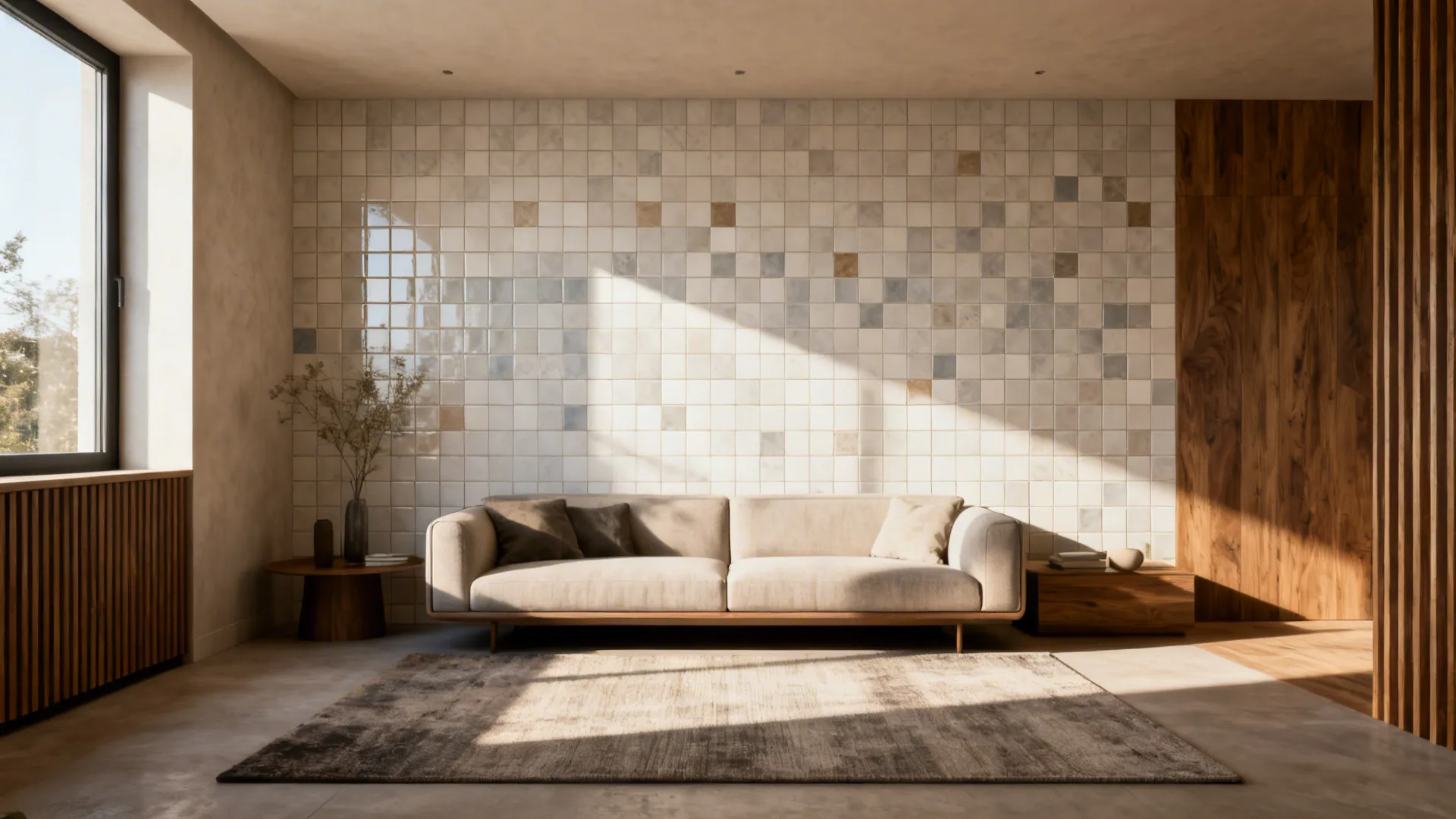 5 Tile Design Ideas for Living Room Walls