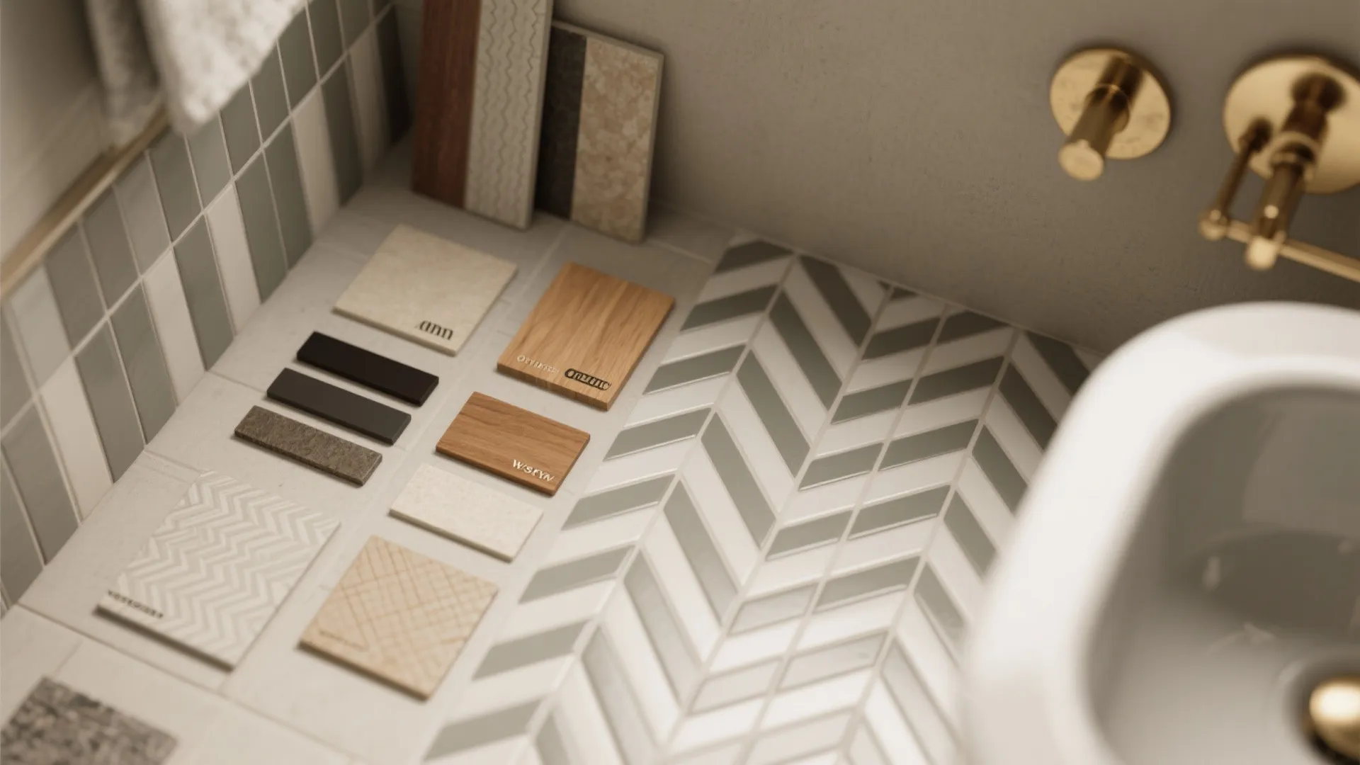 4. Mix small-scale patterns with calm materials