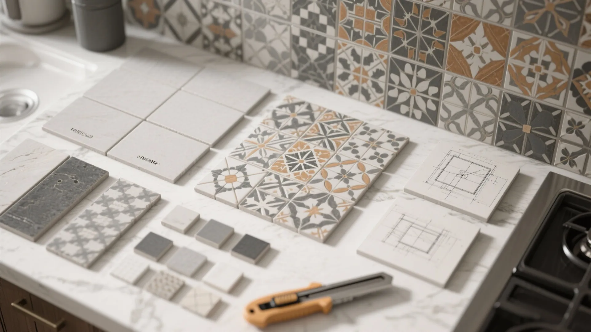 3. Tile mosaics for targeted upgrades